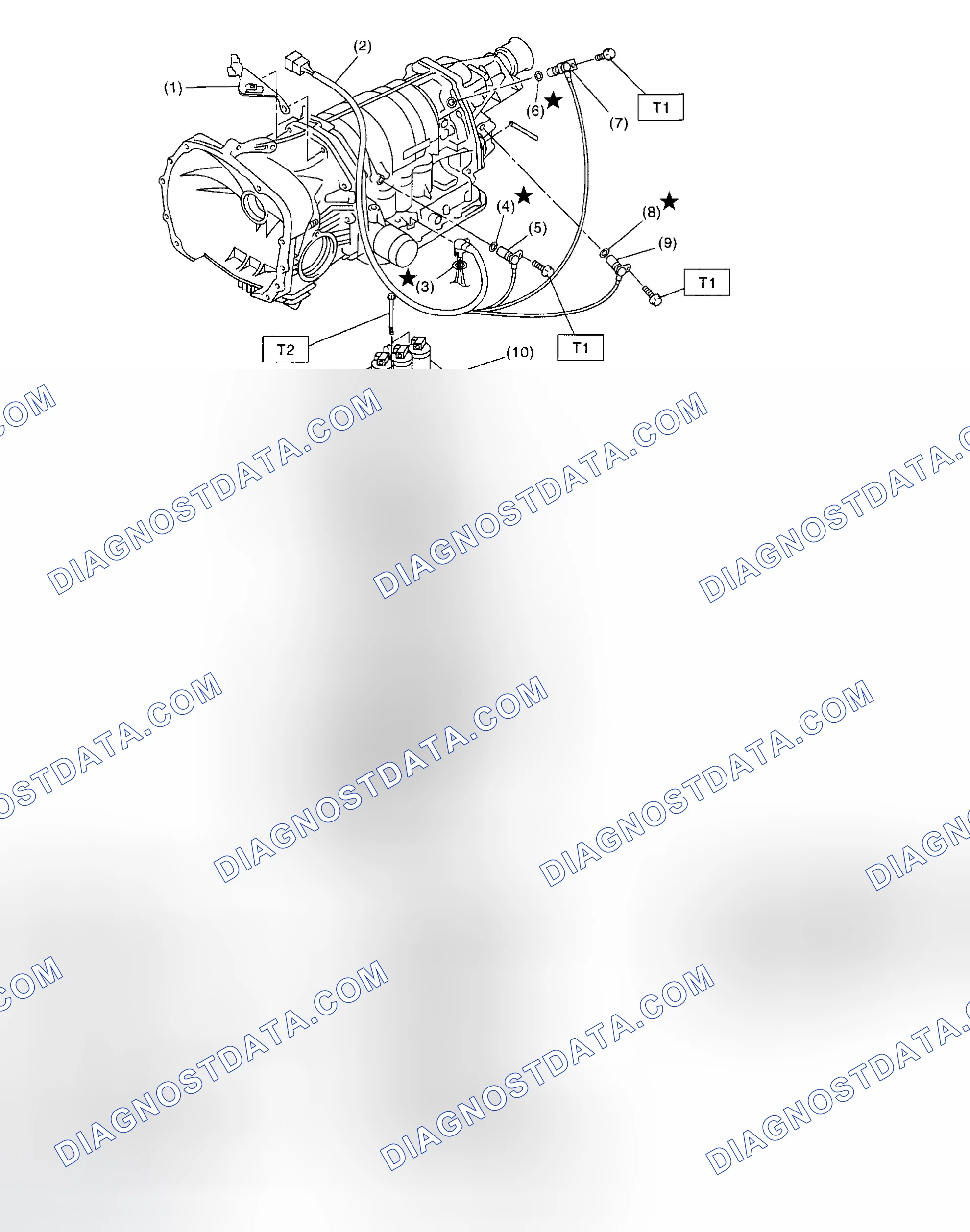 Scheme 107: CONTROL VALVE AND HARNESS ROUTING