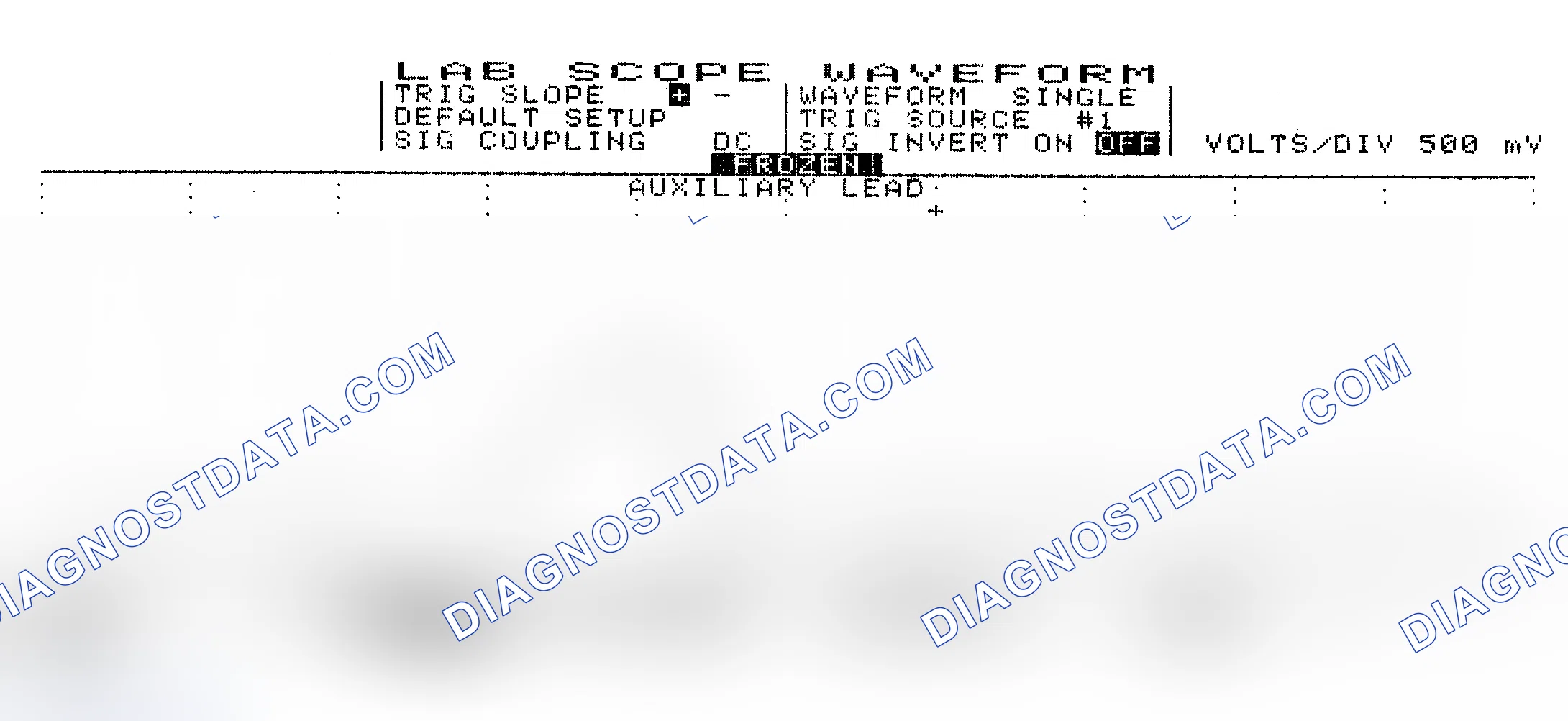 Scheme 10: Single Injector w/Excessive Current Flow - Current Pattern