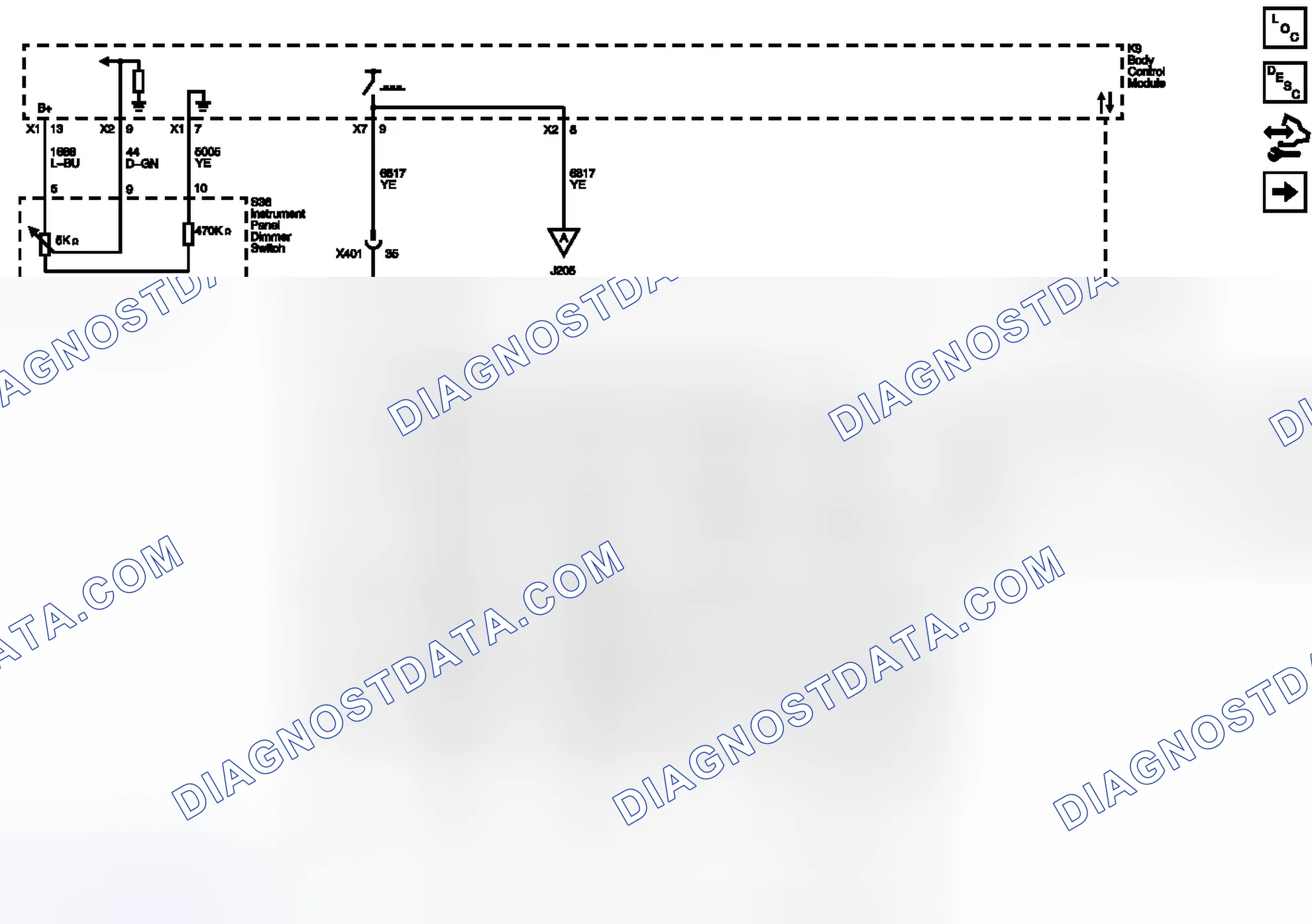 Scheme 9: Dimming Controls And Switch Illumination (1 Of 2)