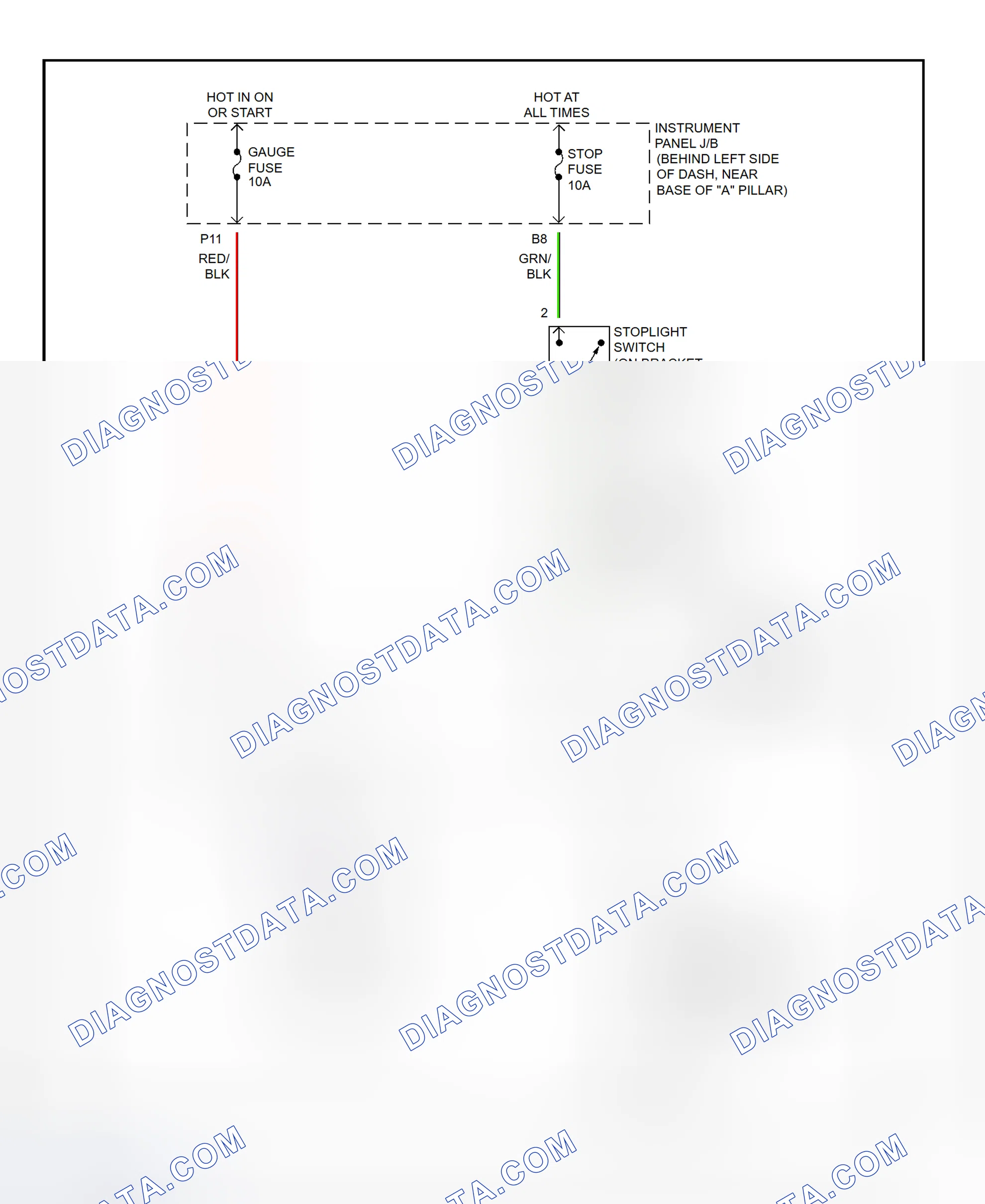 Scheme 322: Shift Interlock System Wiring Diagram (2002 - Toyota ECHO)