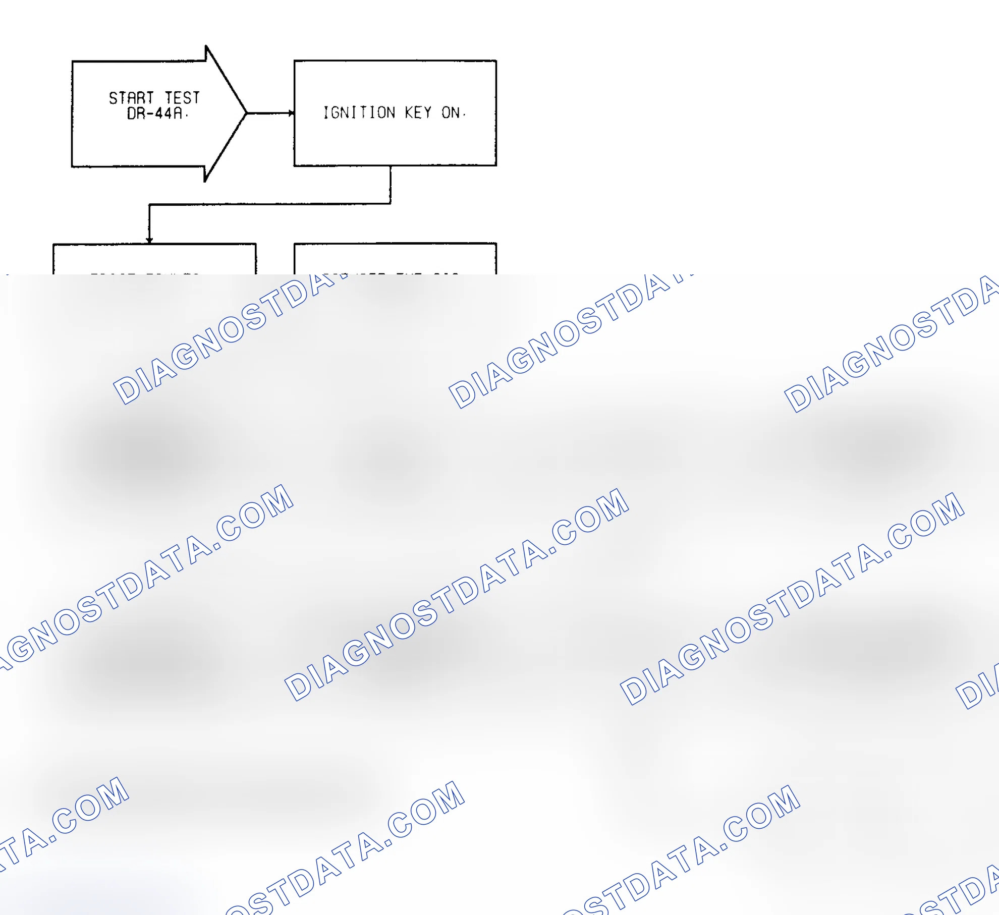 Scheme 21: Test DR-44A: Intermittent Test For Idle Motor Circuits