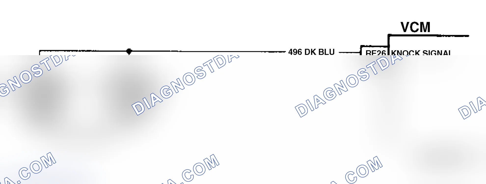 Scheme 77: Code P0327 Schematic (4.3L "S" & "T" Series Pickup M/T) Knock Sensor Grounded