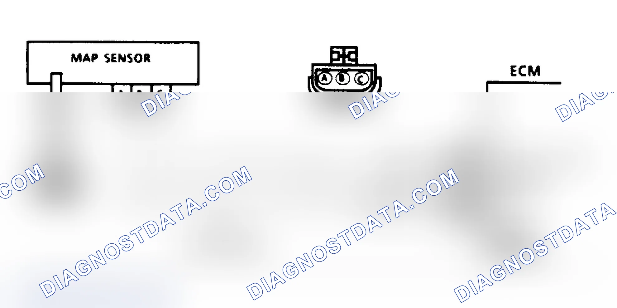 Scheme 326: Code 33 Schematic, MAP Sensor Signal Volt Hi