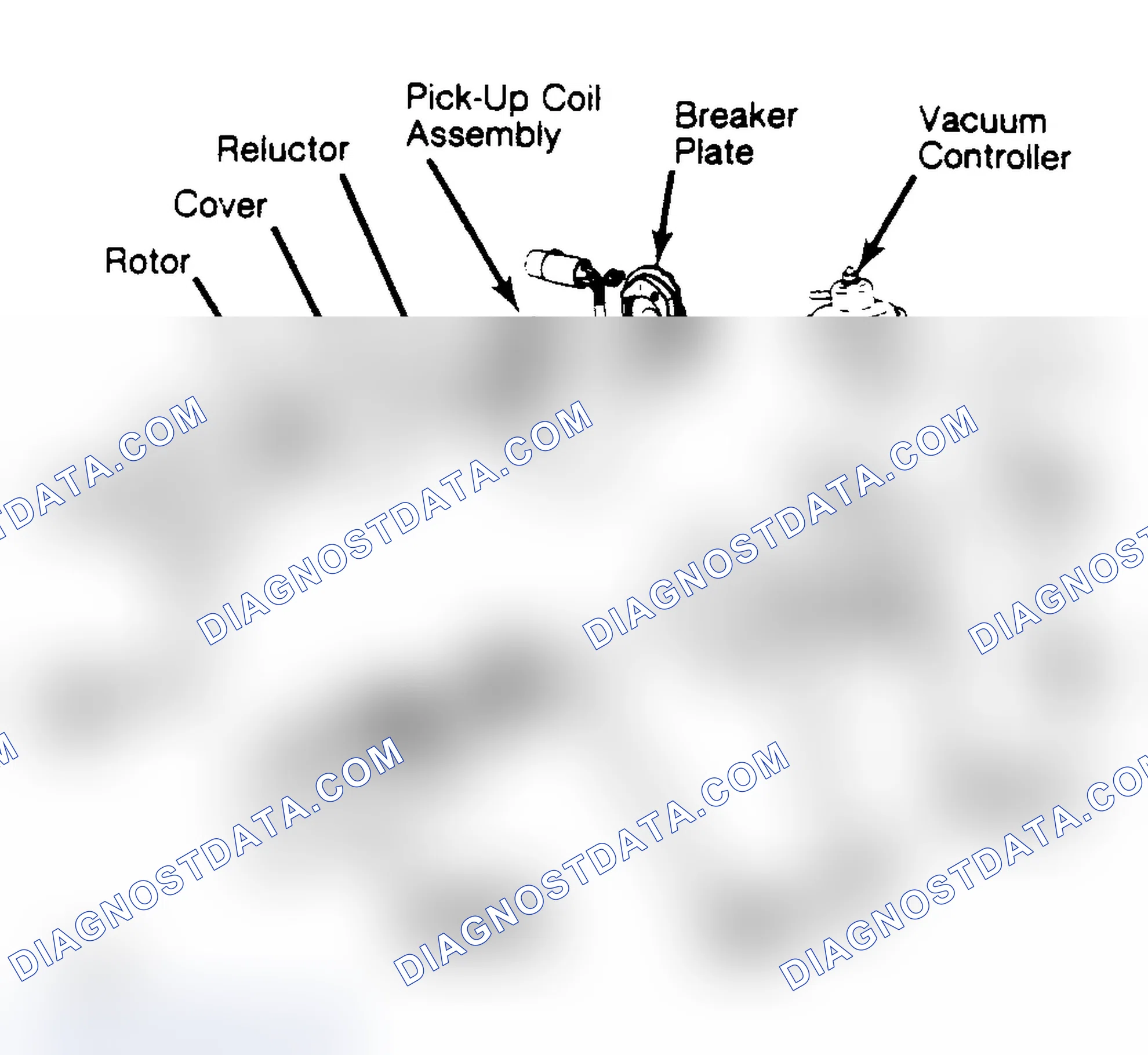Scheme 7: Exploded View of Distributor Used W/1.8L Engine Note location of governor springs.