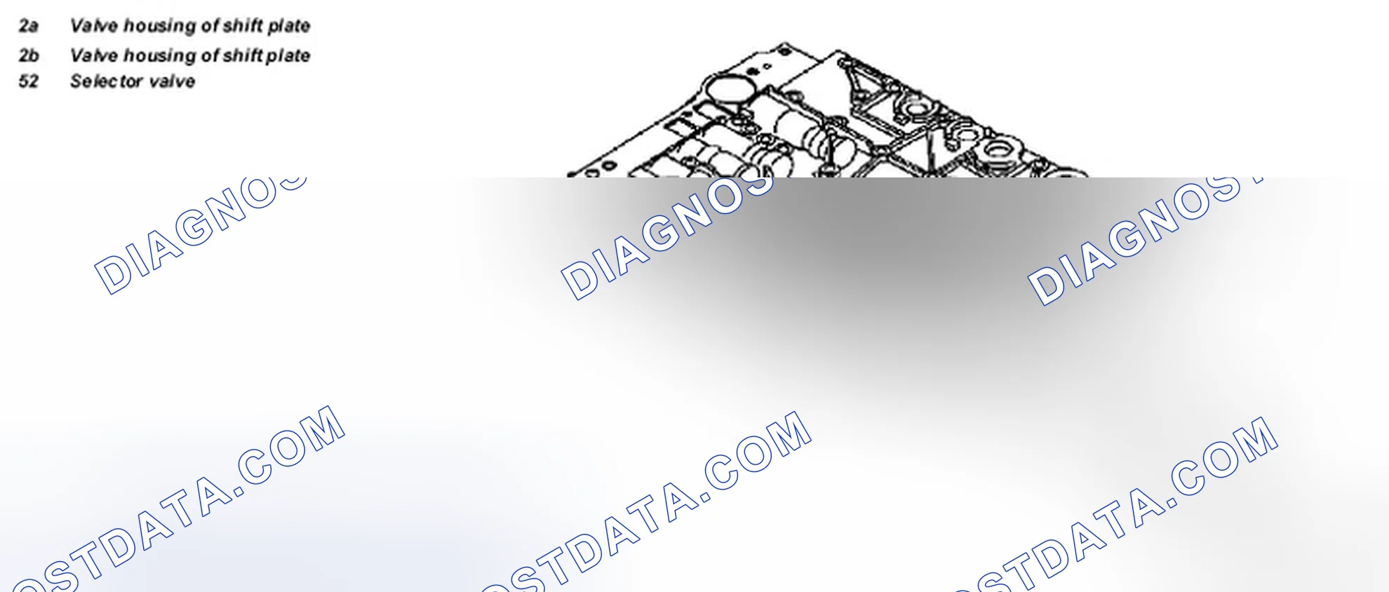 Scheme 82: Identifying Valve Housing Of Shift Plate, Selector Valve
