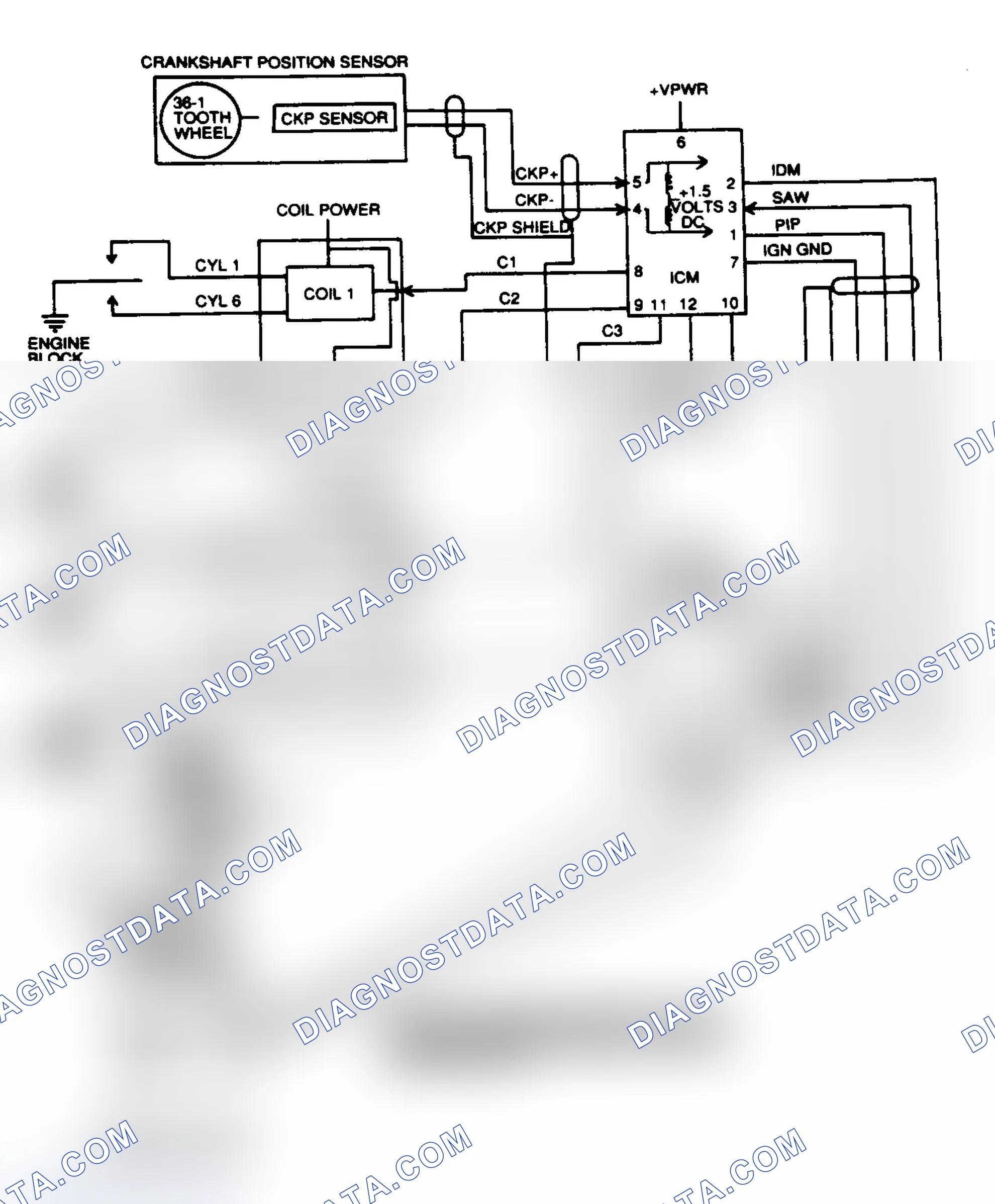 Scheme 204: EI Block Diagram (4.6L)