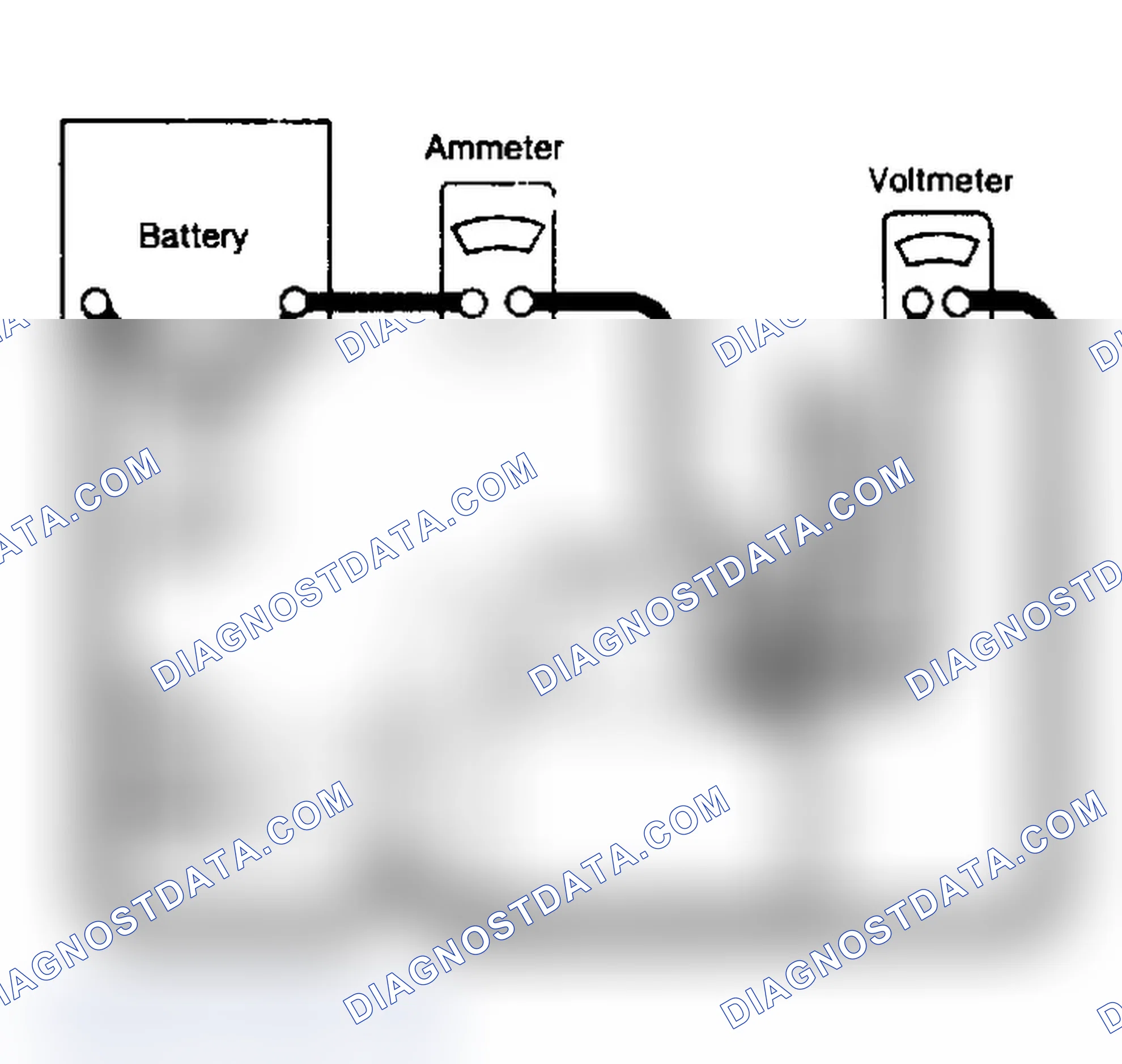 Scheme 2: All Models - Connections for No Load Test Use fully charged battery to make proper test.
