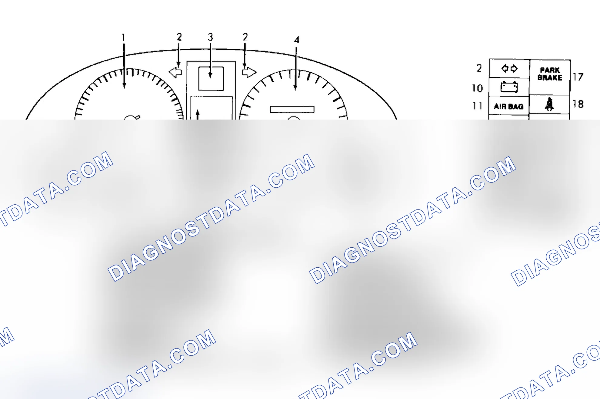 Scheme 1: SERVICE INDICATOR & WARNING LIGHTS