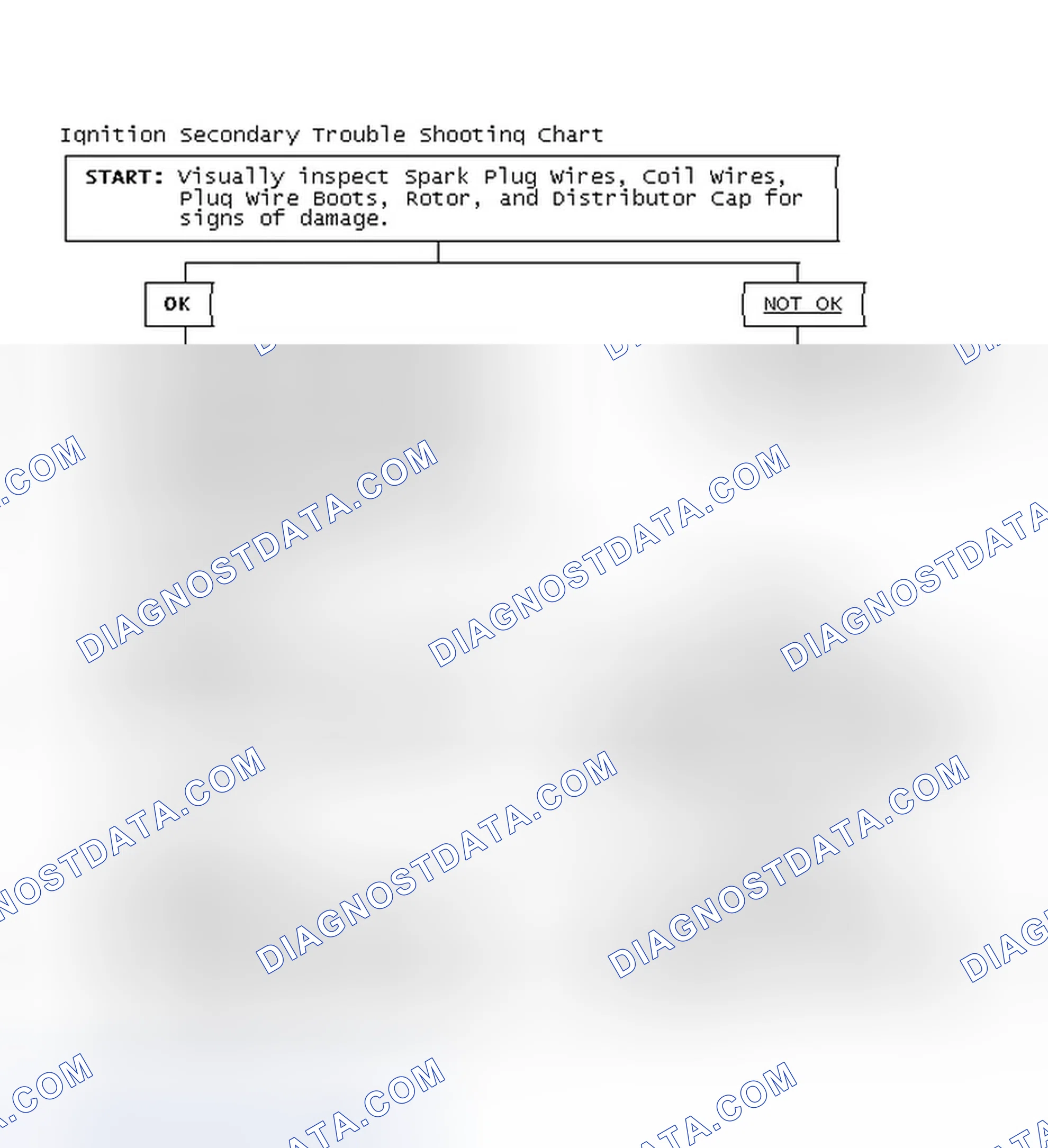 Scheme 1: Ignition Secondary Trouble Shooting Chart