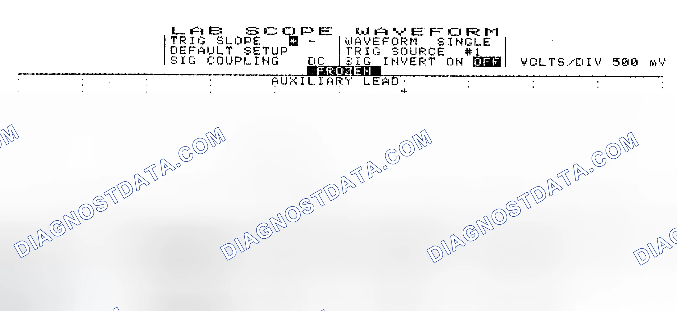 Scheme 10: Single Injector w/Excessive Current Flow - Current Pattern