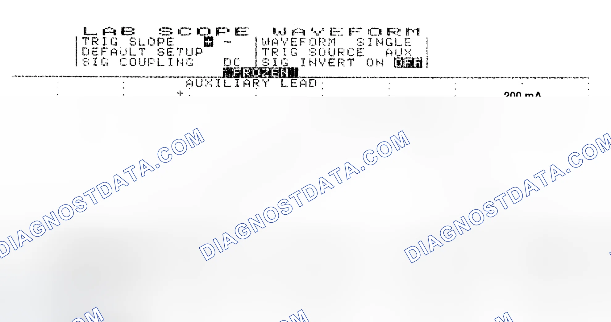 Scheme 13: Single Injector w/Normal Current Flow - Current Pattern