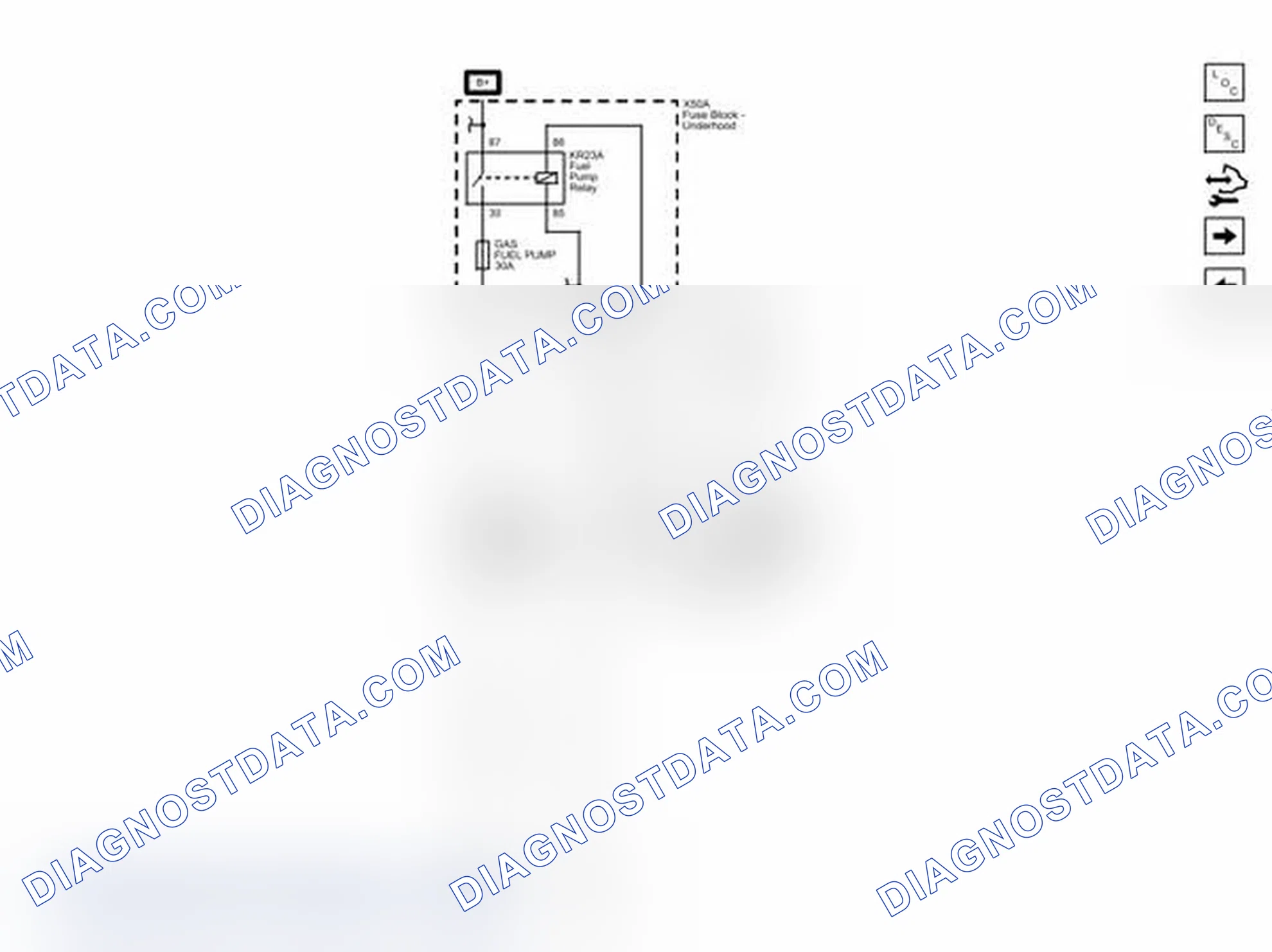 Scheme 8: Fuel Controls - Fuel Pump Controls