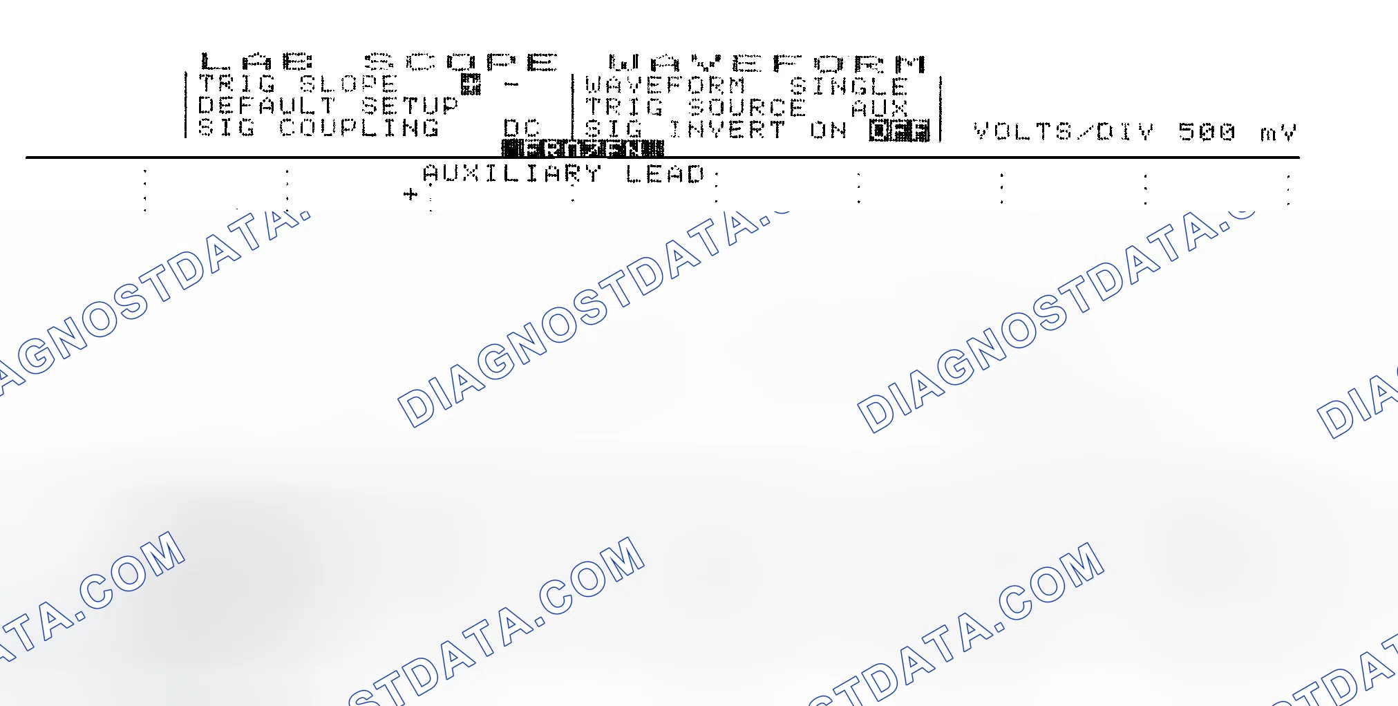 Scheme 14: Single Injector w/Excessive Current Flow - Current Pattern