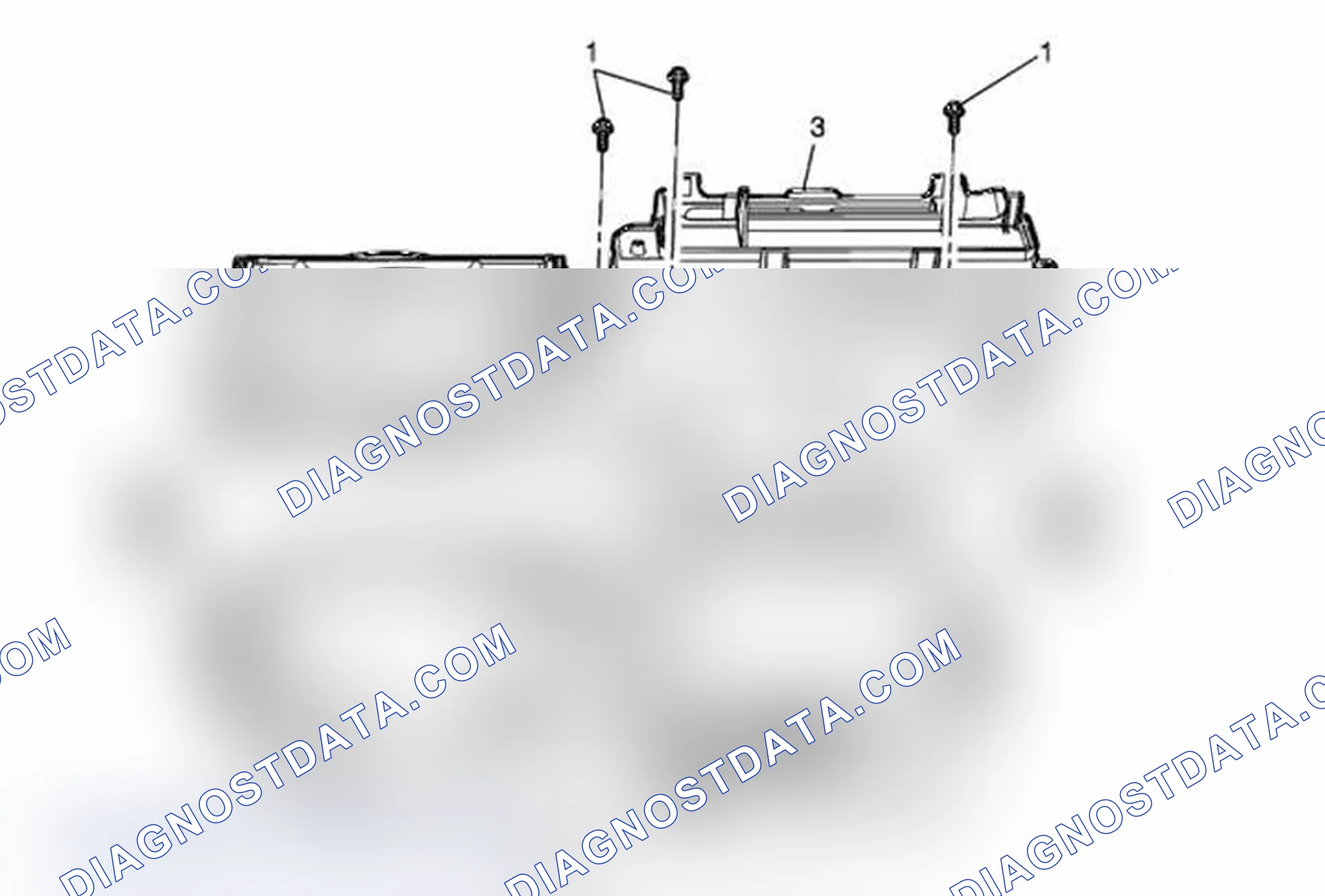 Scheme 22: Heater and Air Conditioning Evaporator and Blower Upper Case Replacement