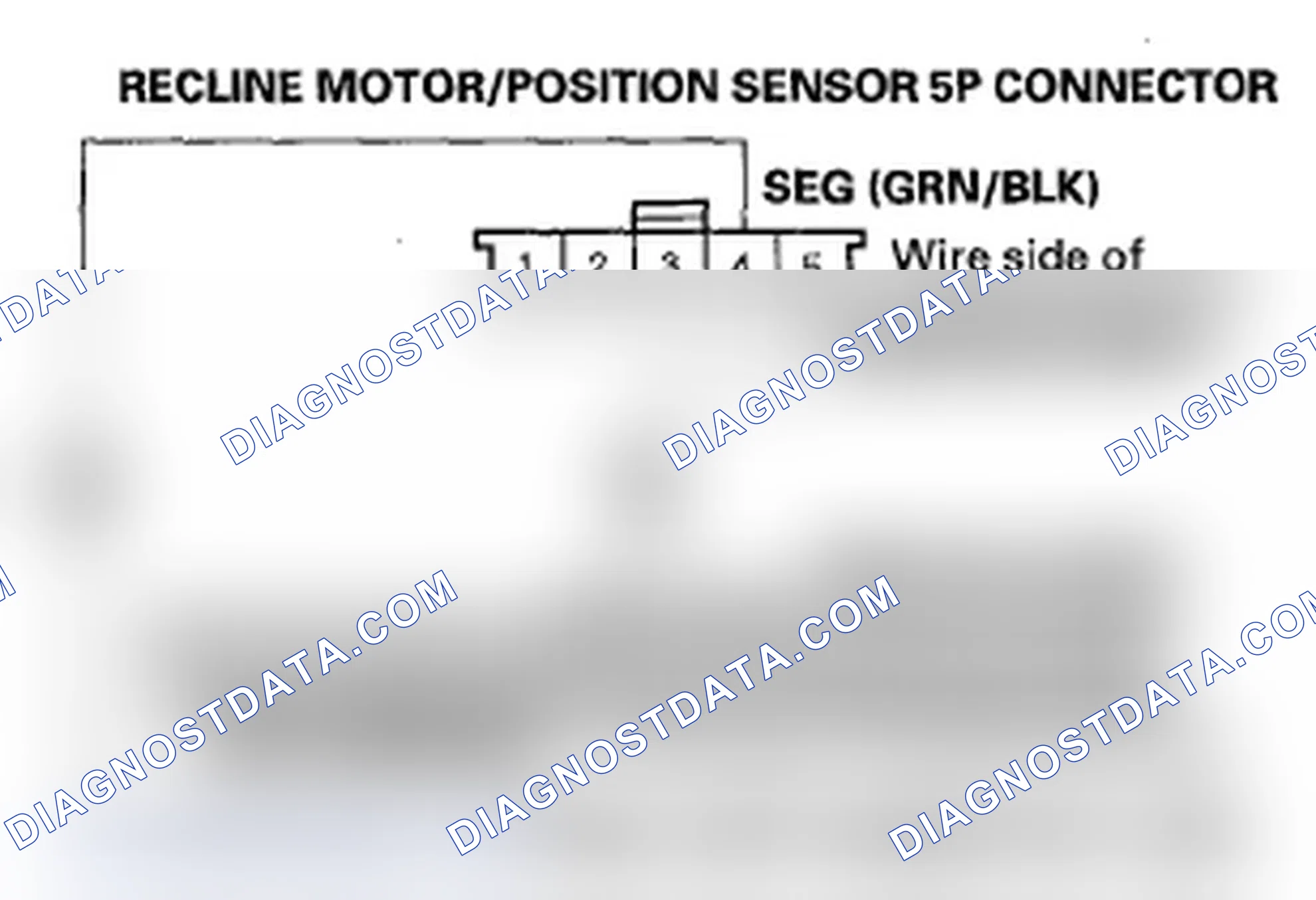Scheme 52: DTC B1828: Power Seat Recline Motor Pulse Error ('06 model)