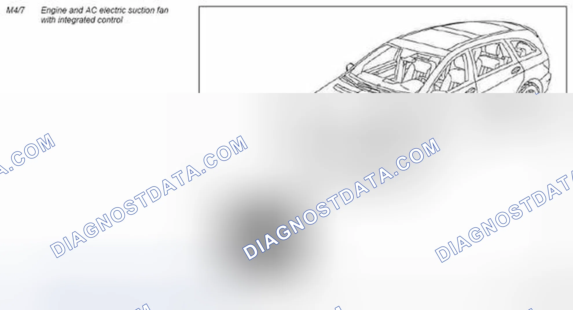 Scheme 160: Engine/AC electric suction fan, component description - GF83.40-P-2192RT