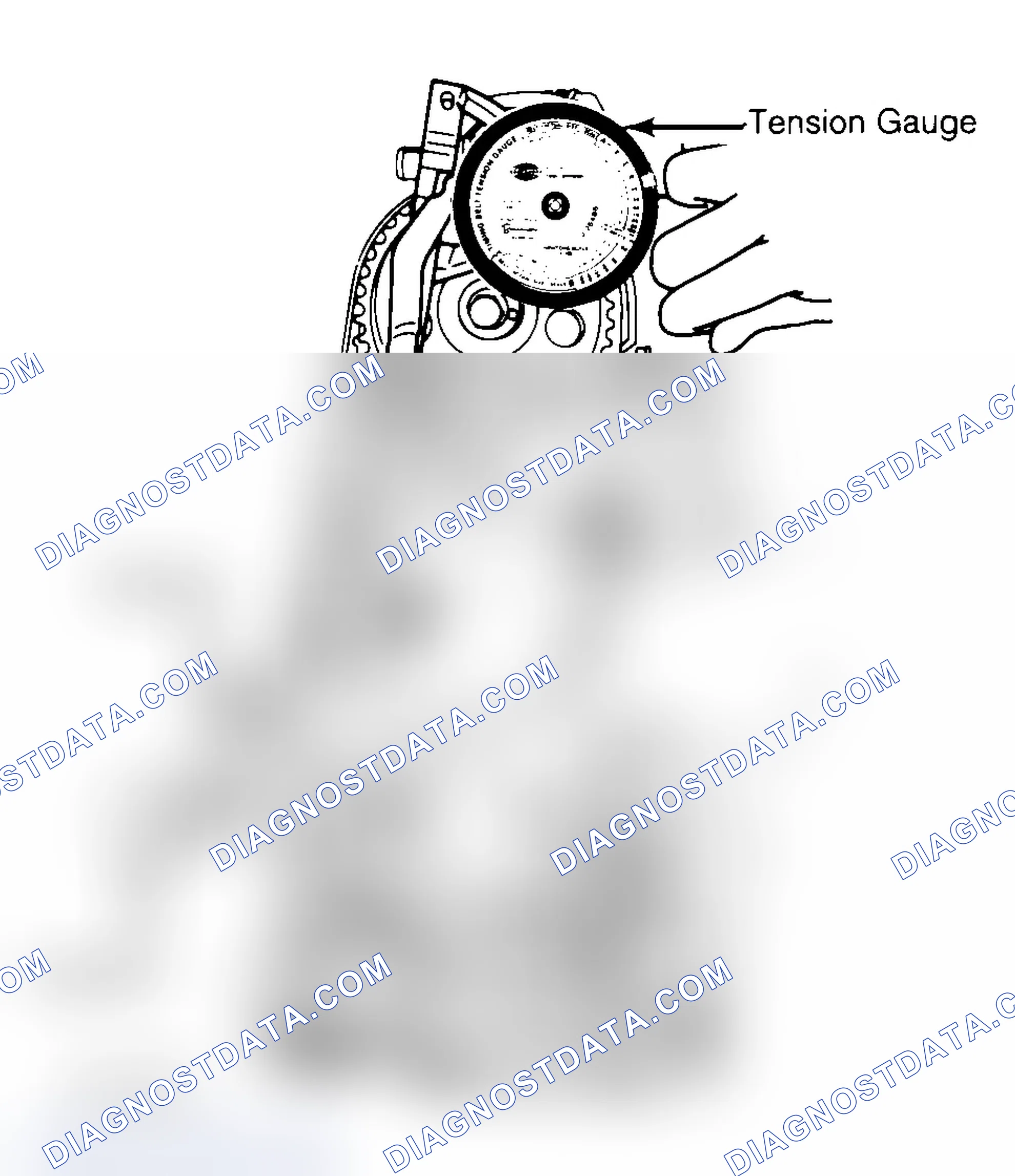 Scheme 28: Adjusting Typical Timing Belt Tension