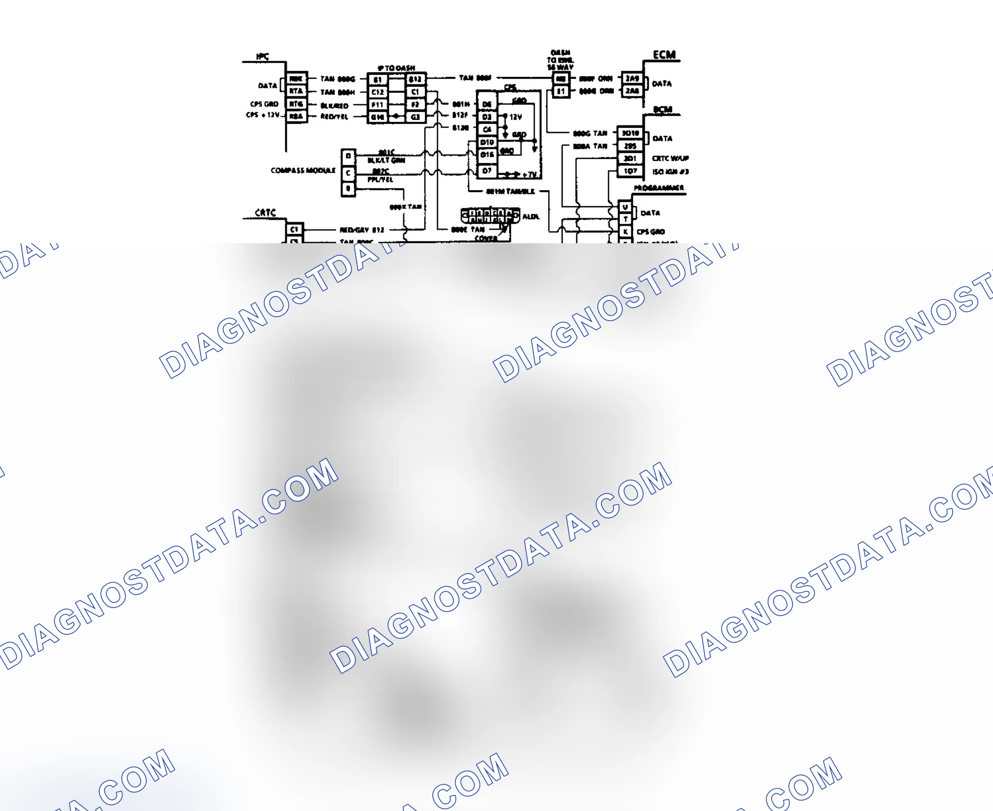 Scheme 18: Code B332, Loss Of Compass Module Data