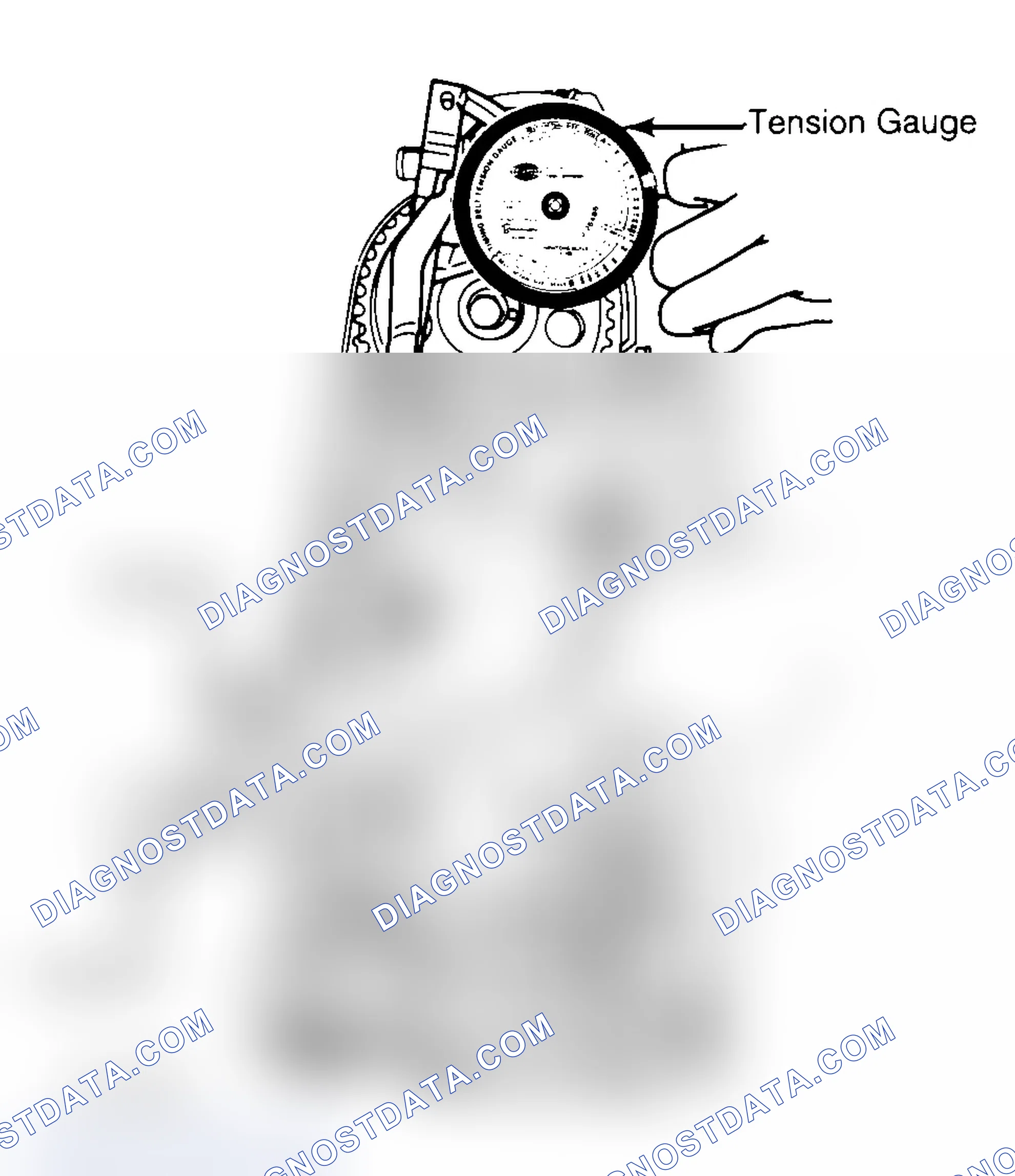 Scheme 28: Adjusting Typical Timing Belt Tension