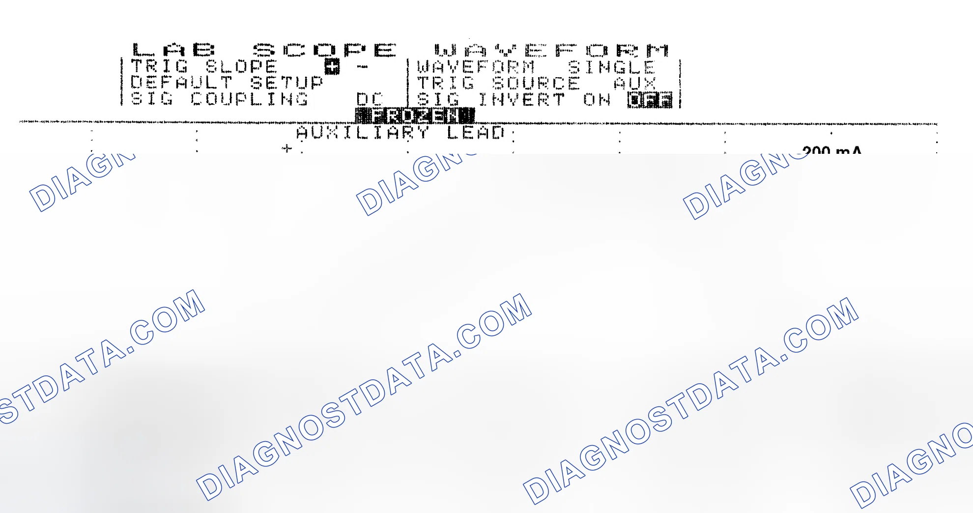 Scheme 13: Single Injector w/Normal Current Flow - Current Pattern