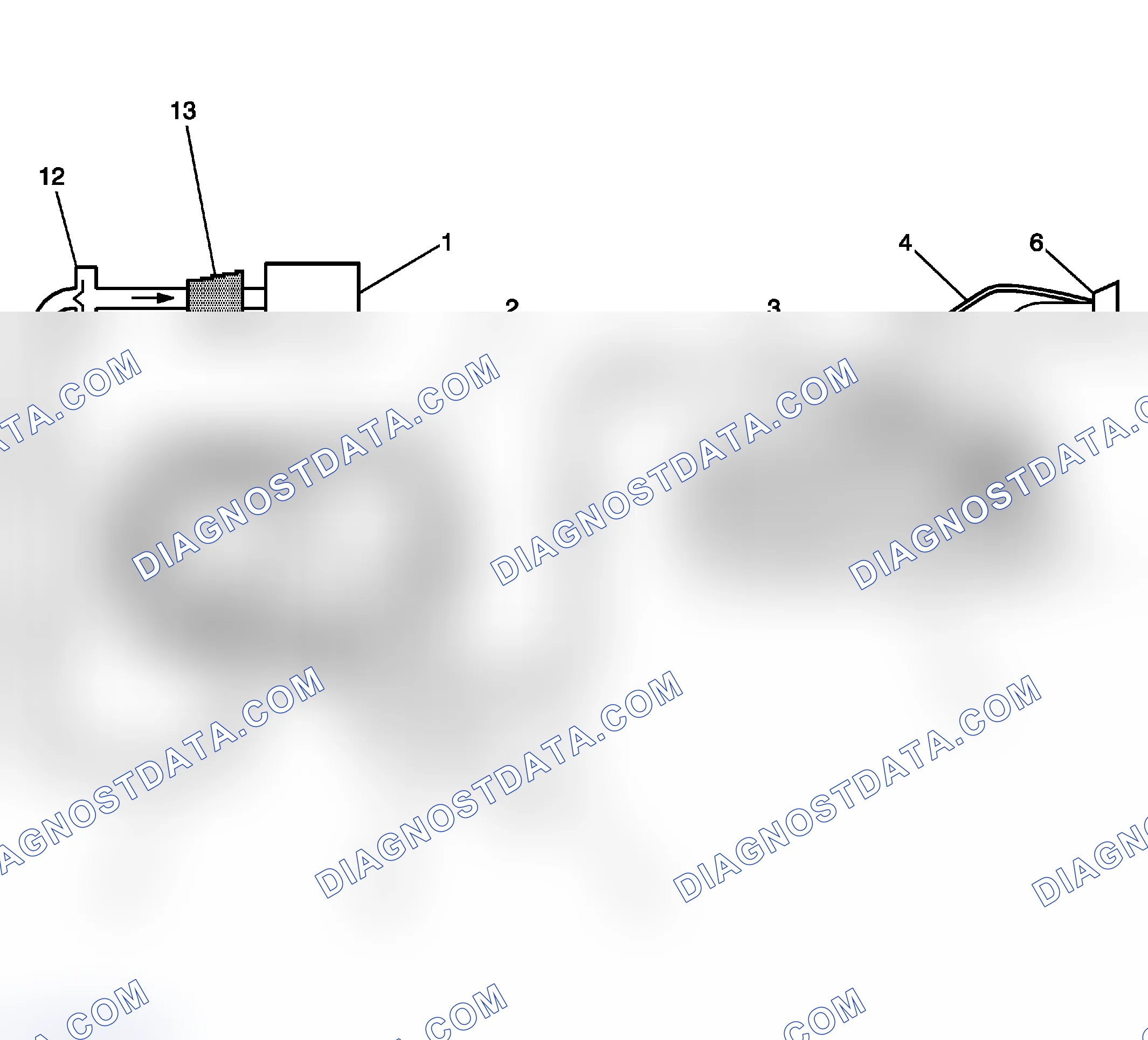 Scheme 132: Typical Evaporative Emission (EVAP) System Hose Routing Diagram