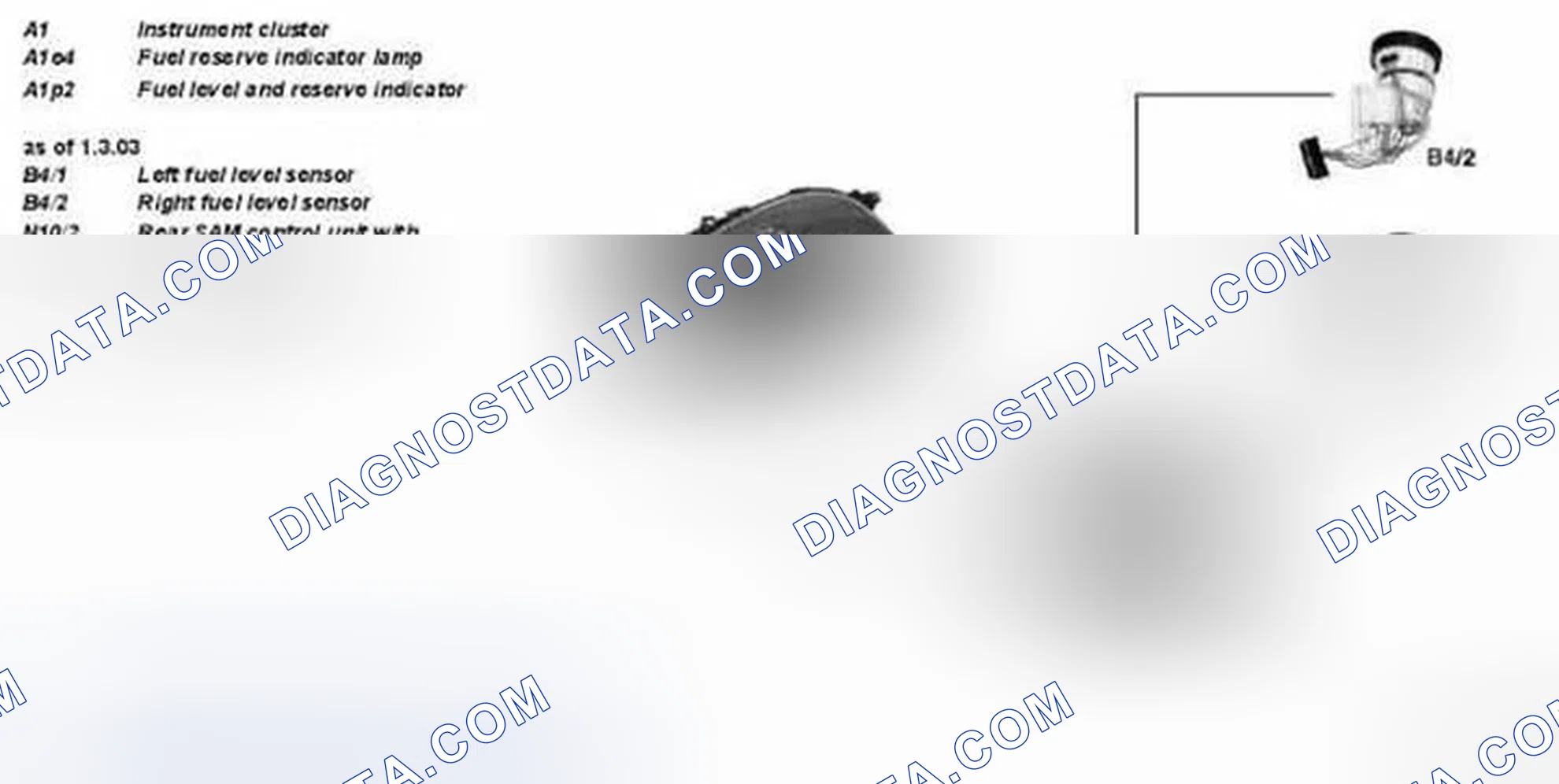 Fig. 73: Identifying Display Fuel Quantity - Communication Diagram