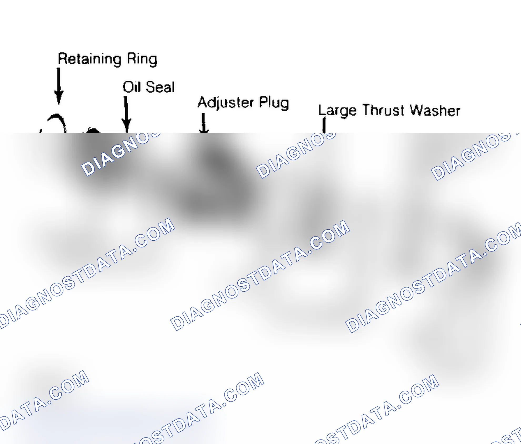 Scheme 5: Exploded View of Adjuster Plug Assembly
