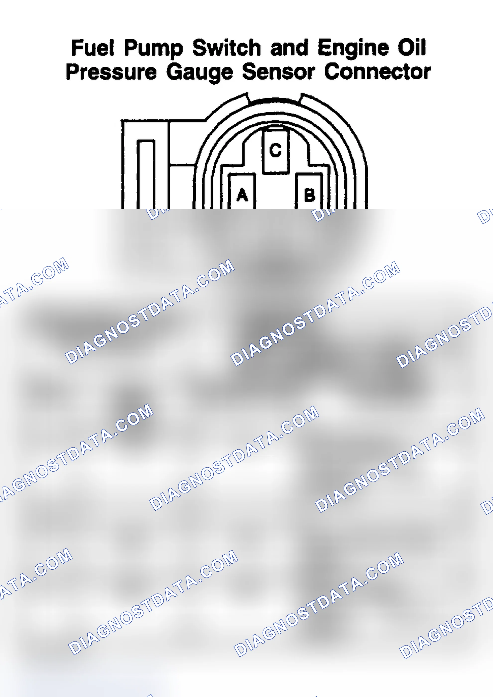 Scheme 162: FUEL PUMP SWITCH & ENGINE OIL PRESSURE GAUGE SENSOR