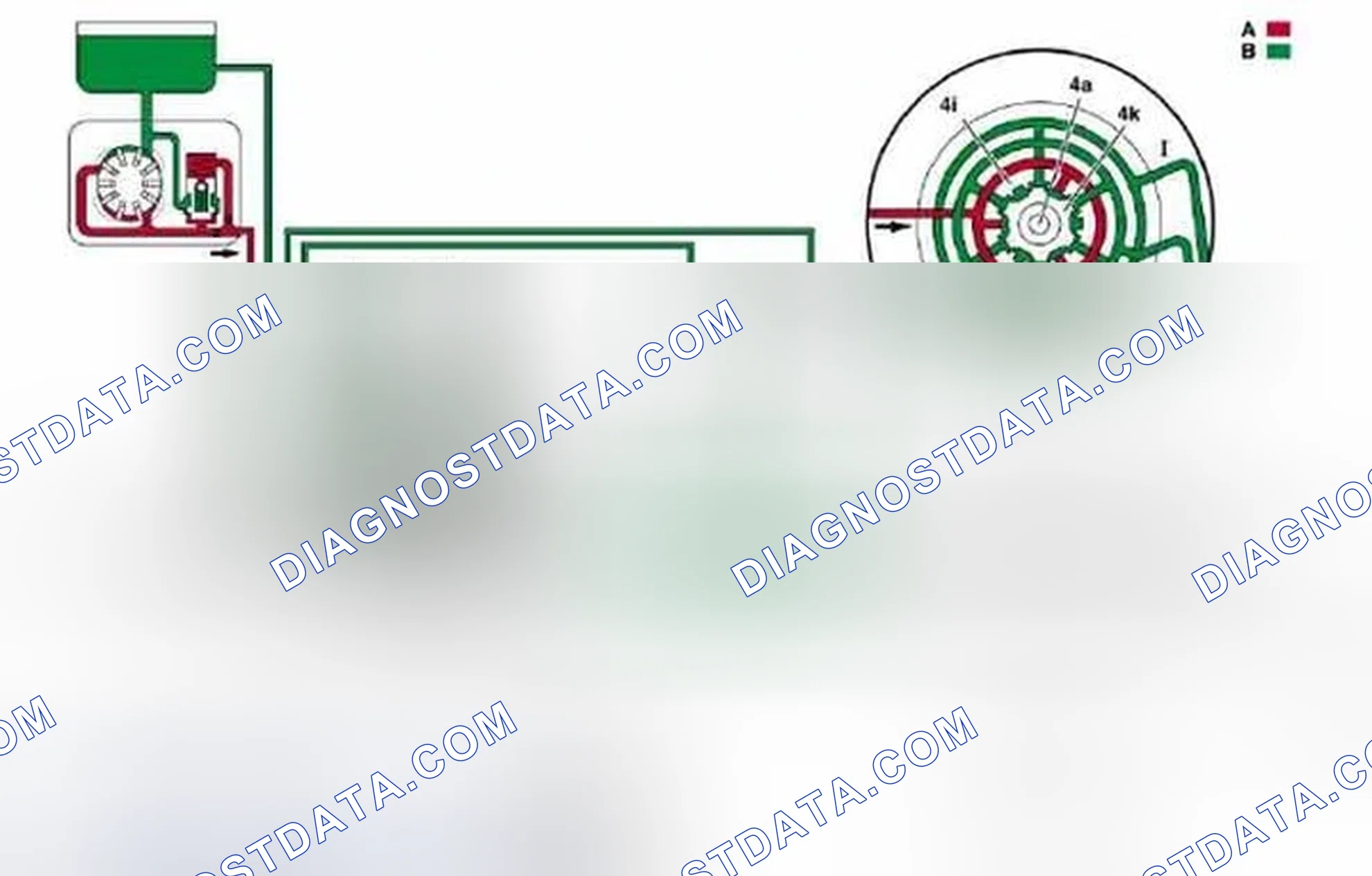 Scheme 28: Rack-And-Pinion Steering Straight-Ahead Driving Function Diagram - Shown On Model 203
