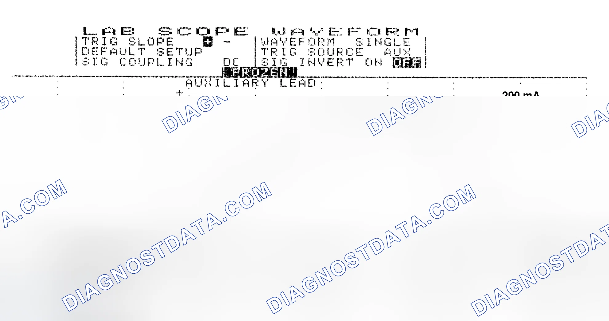 Scheme 13: Single Injector w/Normal Current Flow - Current Pattern