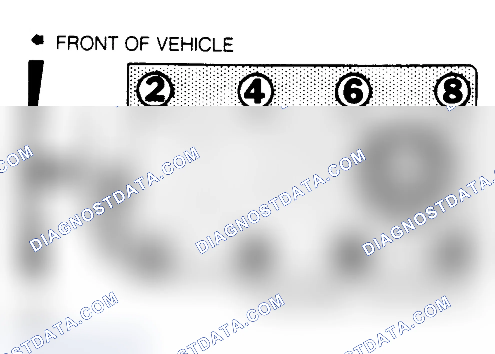 Scheme 2: Firing Order & Timing Marks (5.0L-VIN E & F;5.7L-VIN 7 & 8)