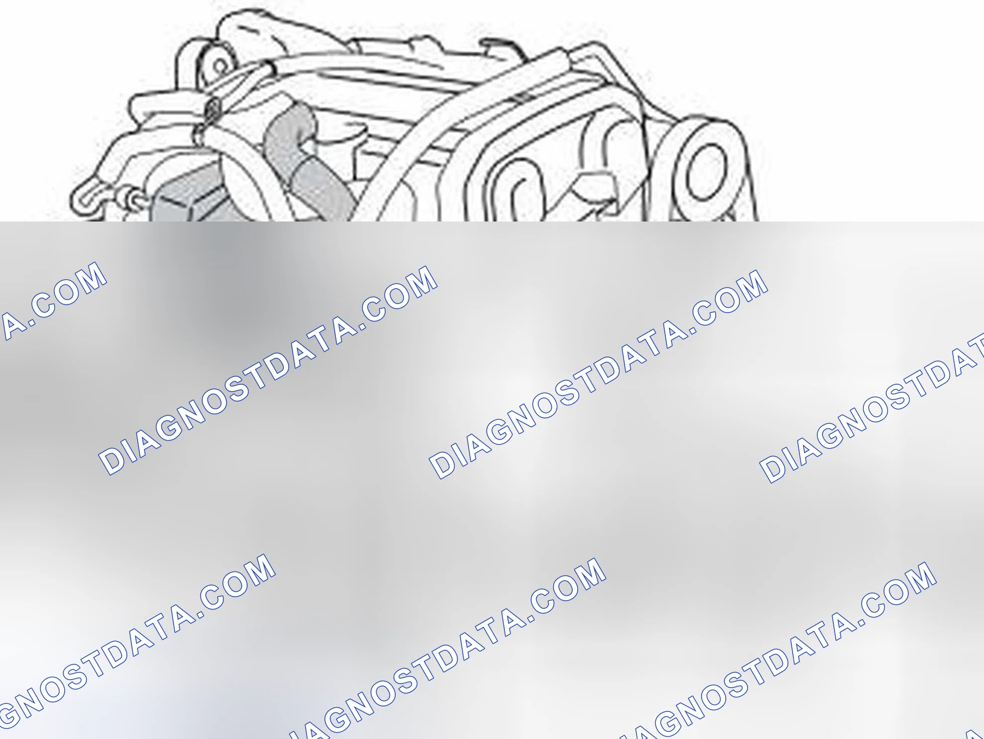 Scheme 595: Applies to the S80 with six cylinders, turbocharger (TC) and automatic gearbox