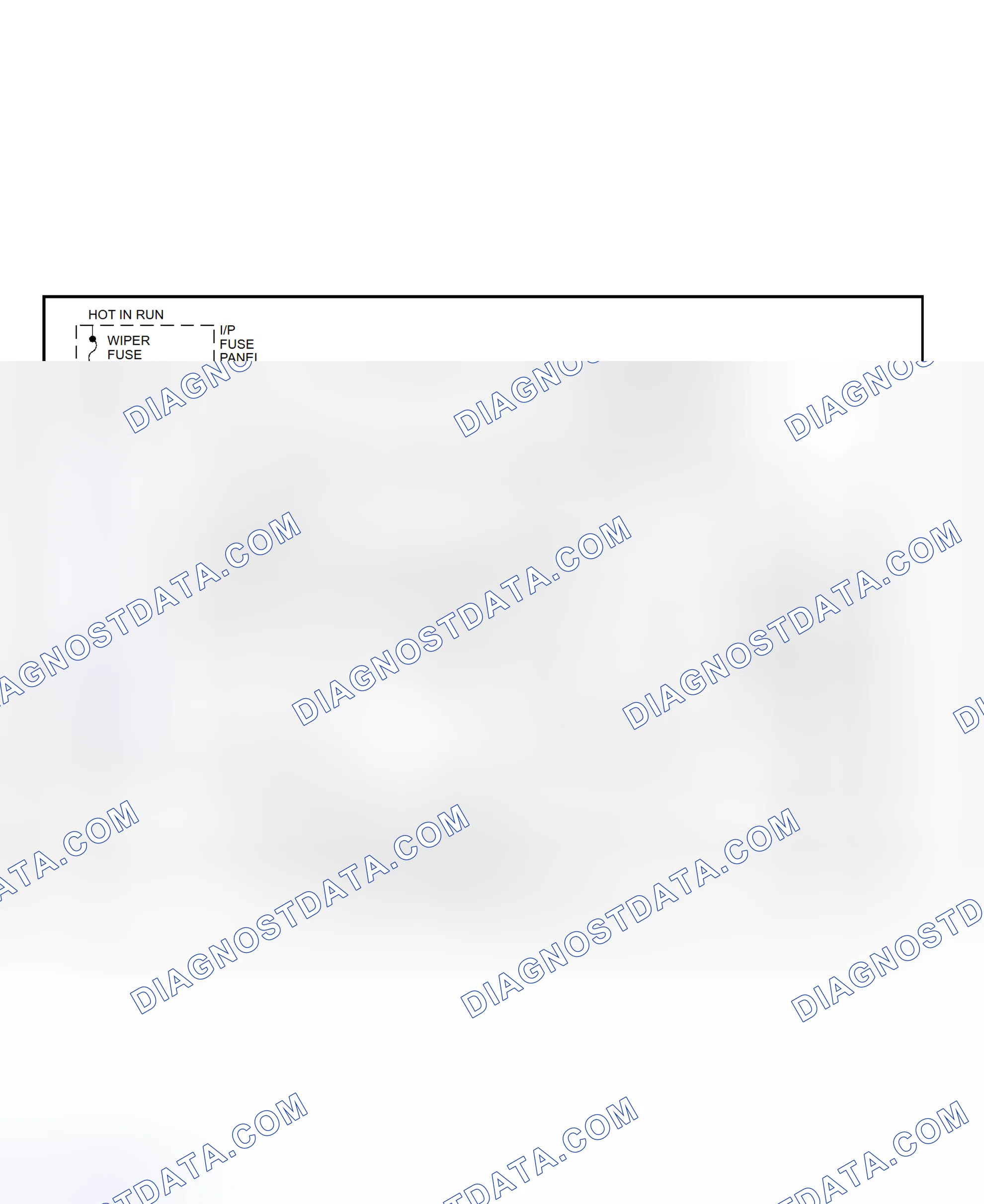 Scheme 1: Front Wiper/Washer System Wiring Diagram