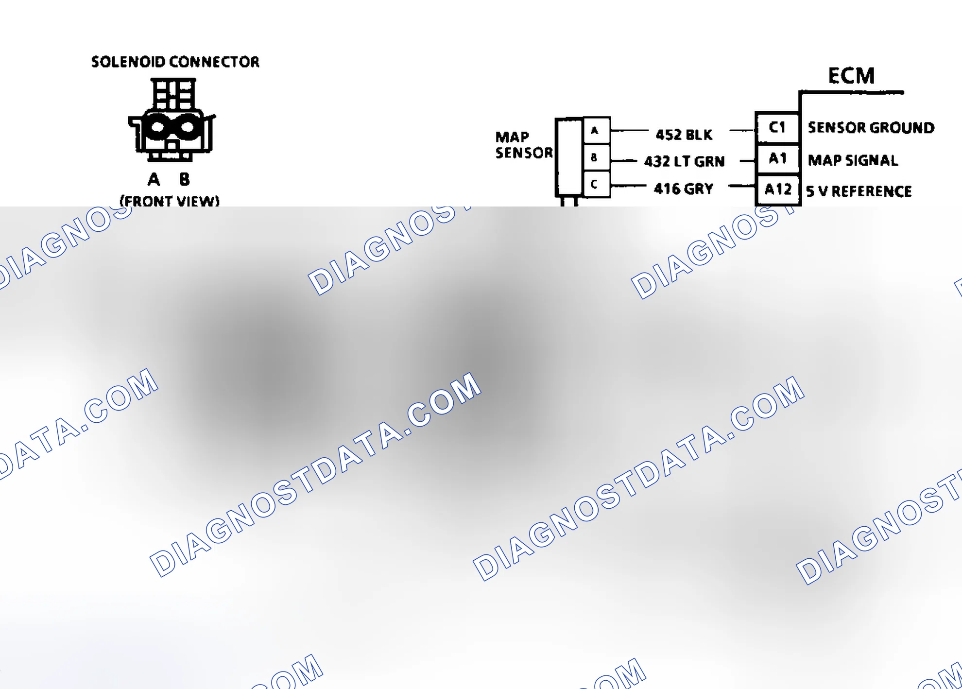 Scheme 46: Code 31: Circuit Diagram MAP Sensor Signal Voltage Low