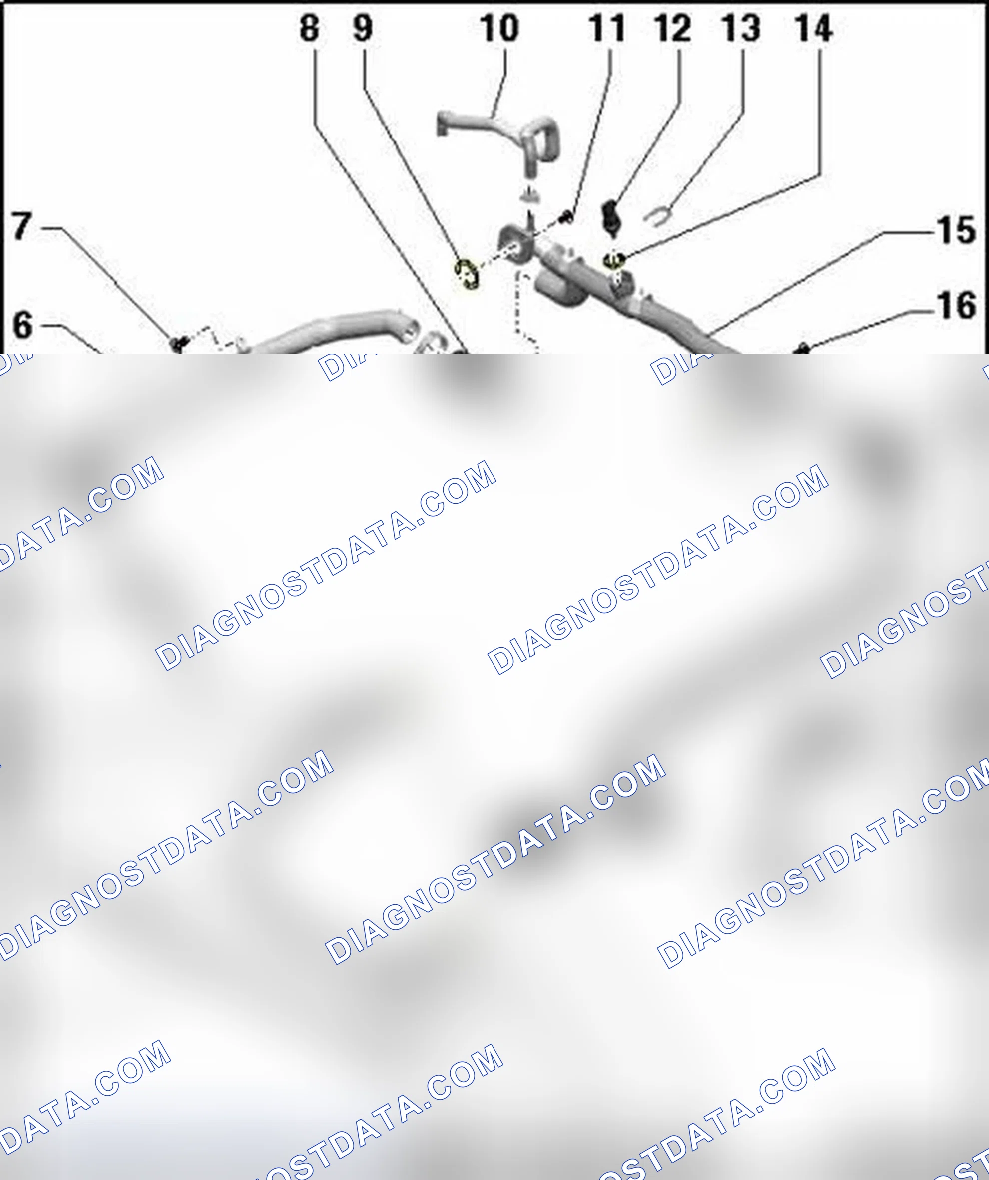 Scheme 327: Coolant Pipes, Component Overview
