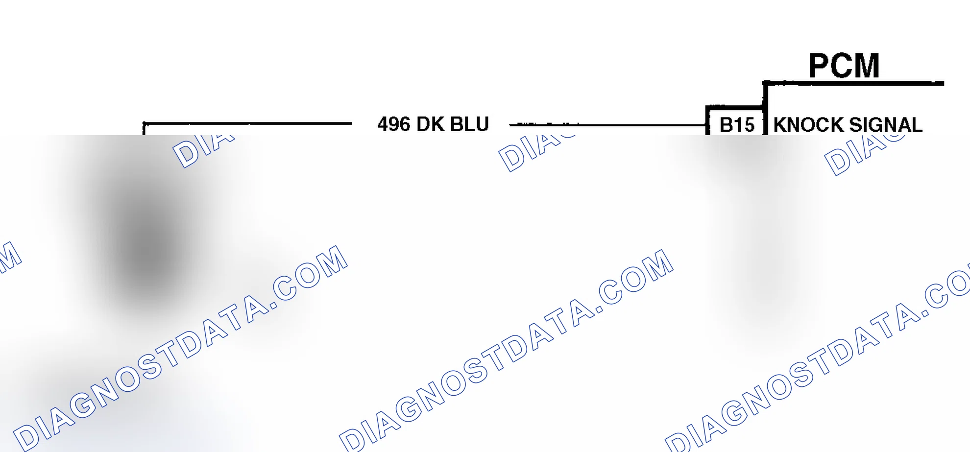 Scheme 156: Code 43 Schematic (4.3L) Knock Sensor Without Spark Module (Dual Sensors)