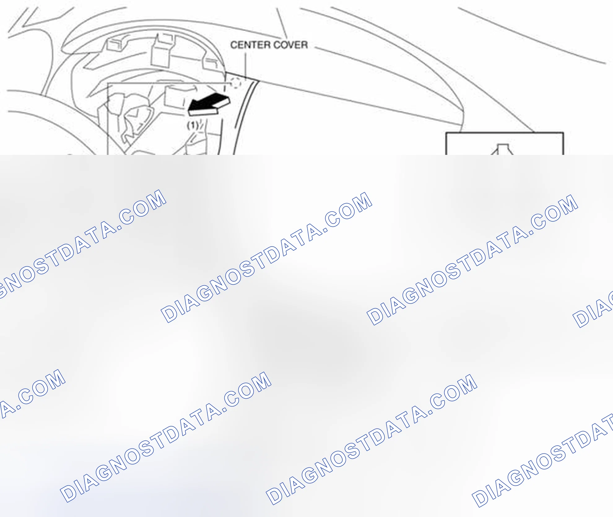 Scheme 73: CENTER COVER REMOVAL/INSTALLATION