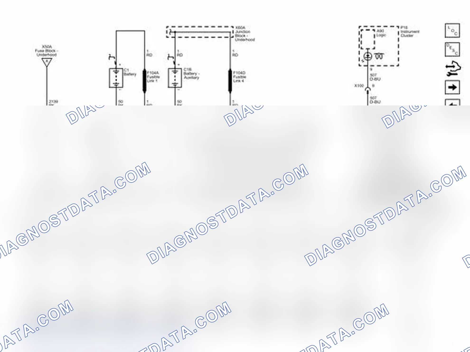 Scheme 40: Engine Data Sensors - Glow Plug Controls and Intake Air Heater