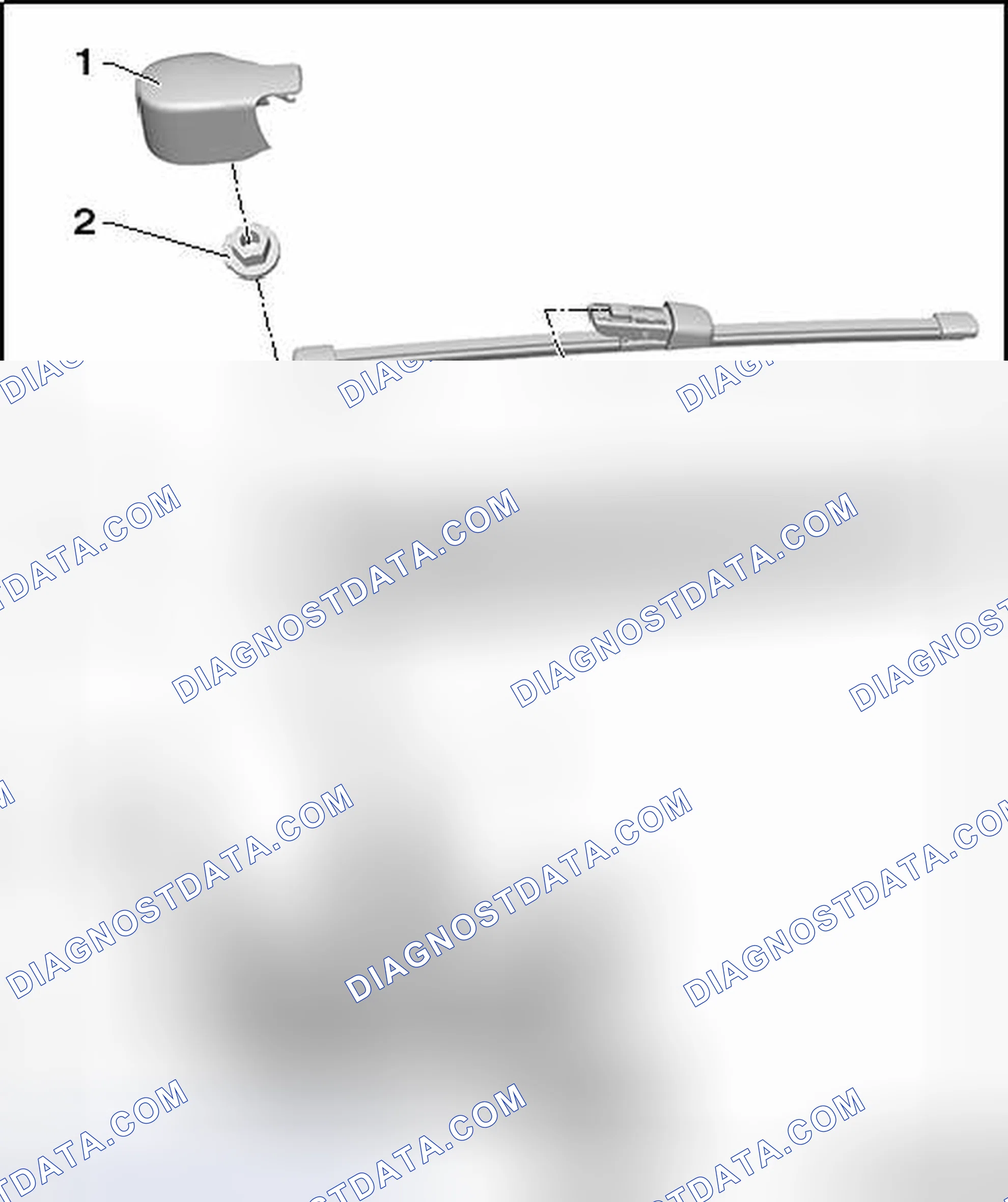 Scheme 20: REAR WINDOW WIPER SYSTEM OVERVIEW