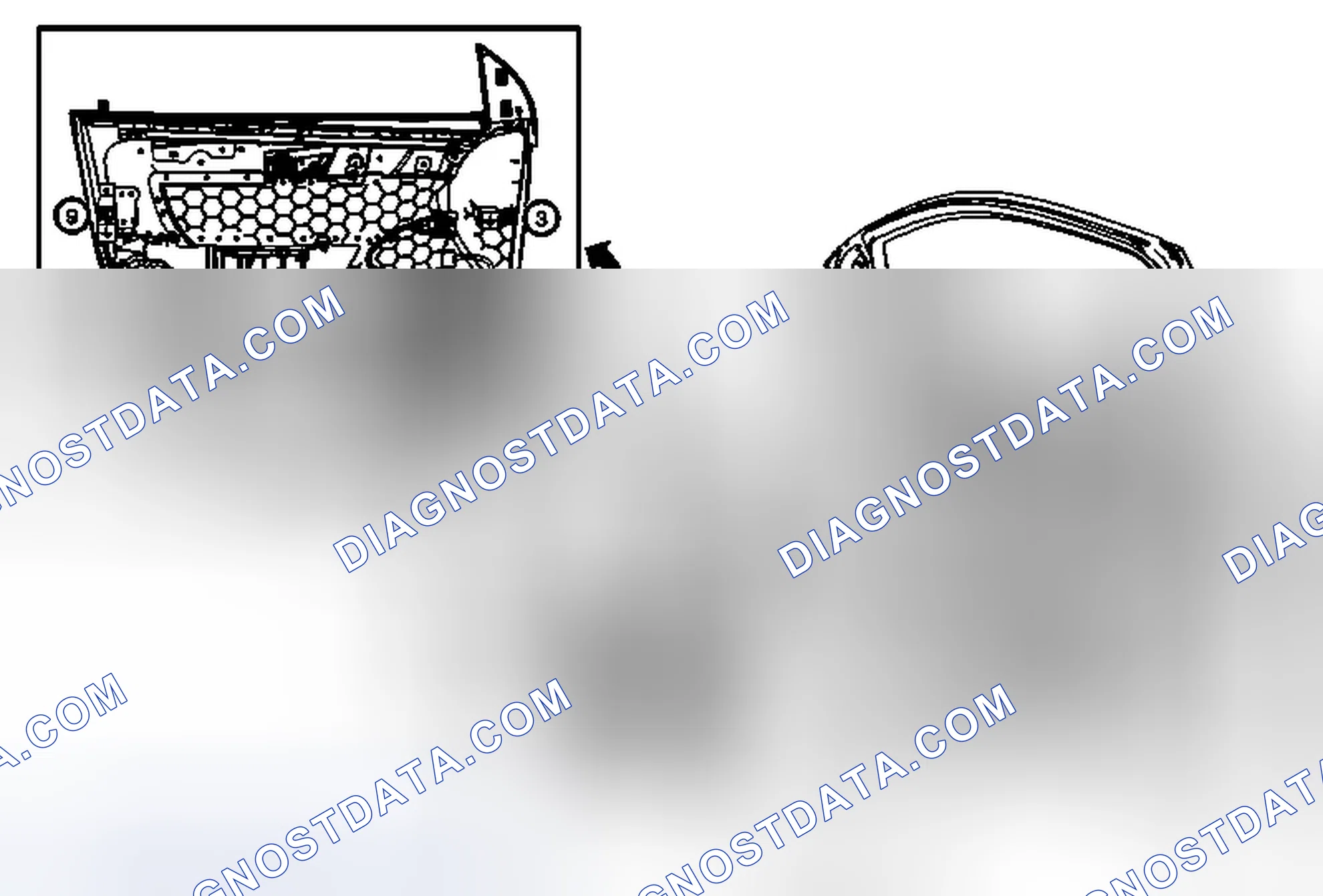 Scheme 74: Front Side Door Trim Panel Replacement - Right Side (Acadia or Traverse)