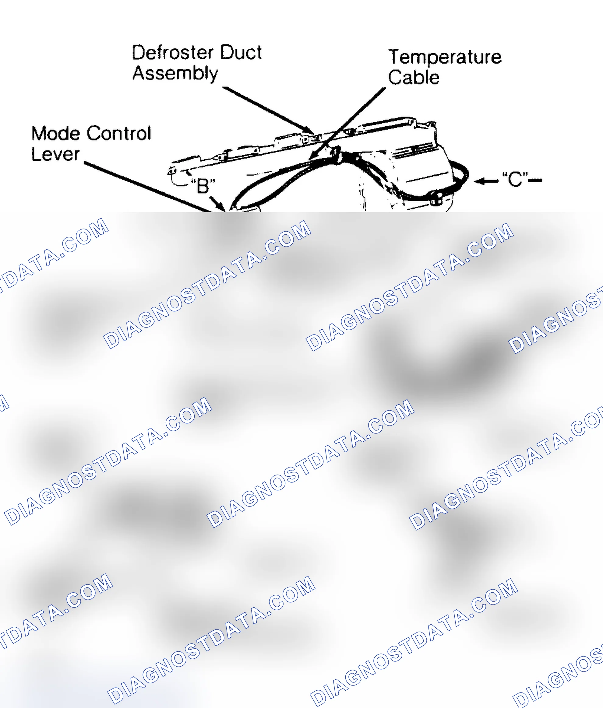 Scheme 3: Control Cable Routing (Van Models)