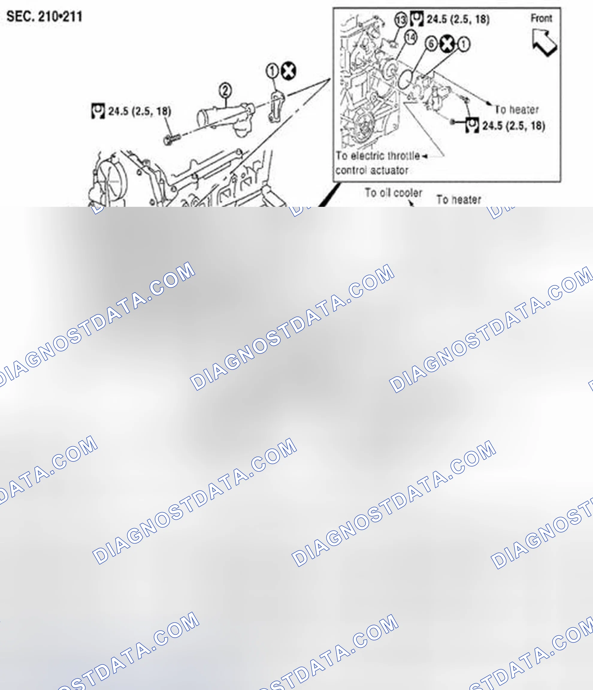 Scheme 7: Water Pump: Exploded View