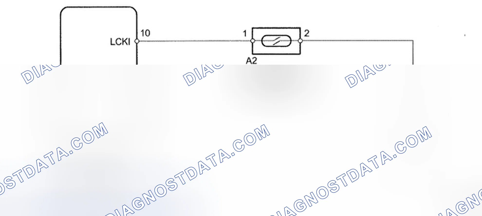 Scheme 22: Compressor Lock Sensor Circuit - Wiring Diagram
