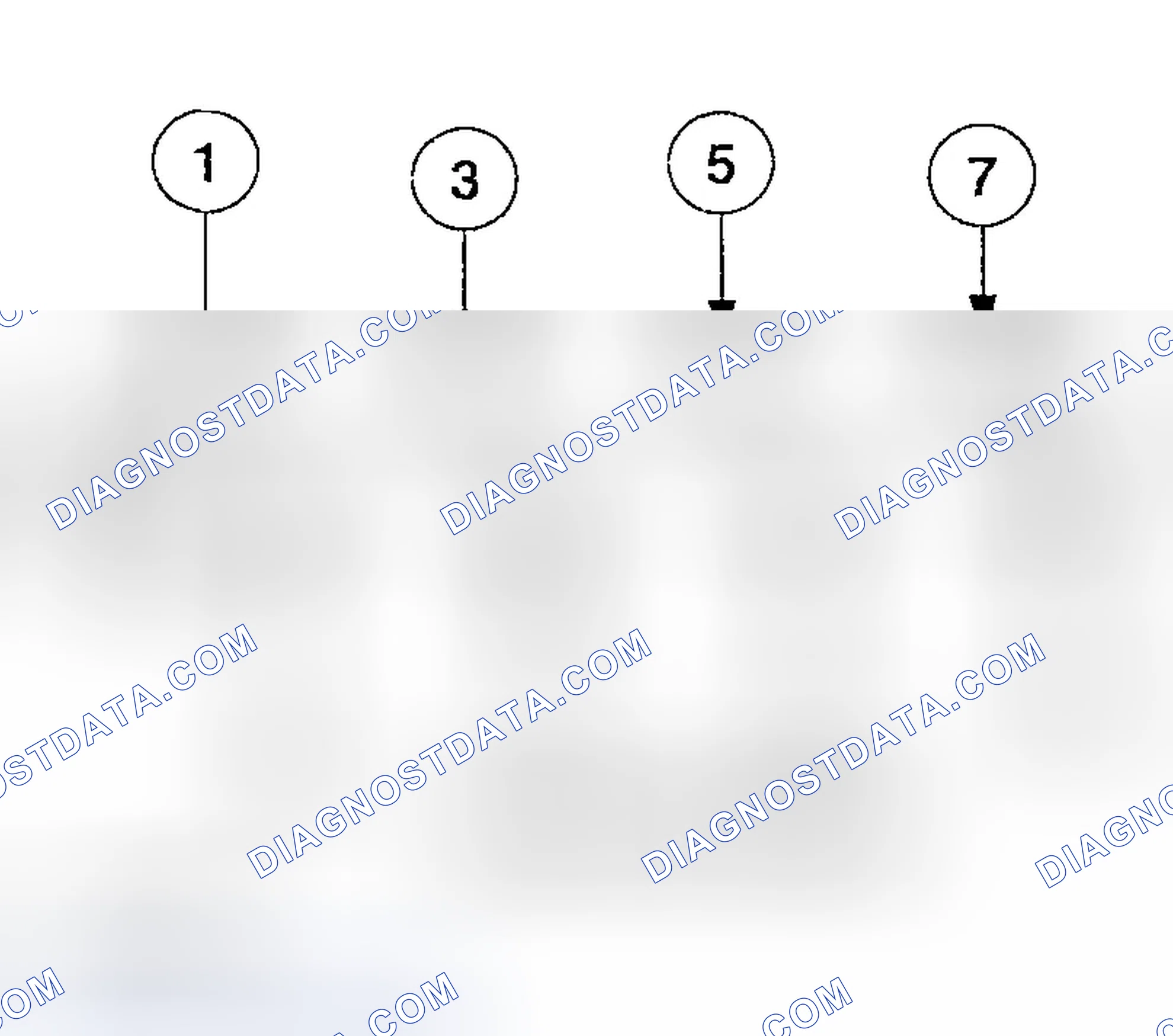 Scheme 561: Item 6: Exhaust Manifold Nut Installation Note