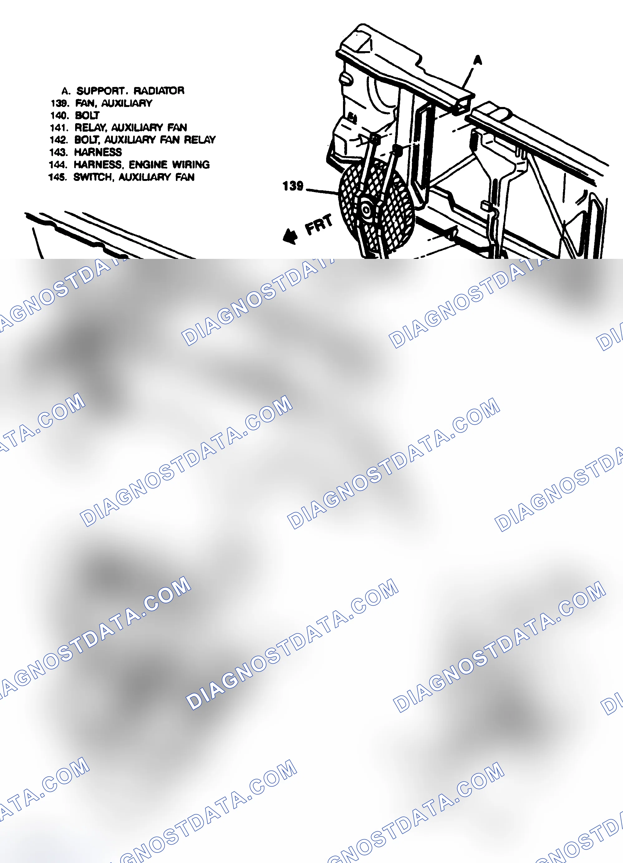 Scheme 2: Auxiliary Coolant Fan (Removal & Installation)
