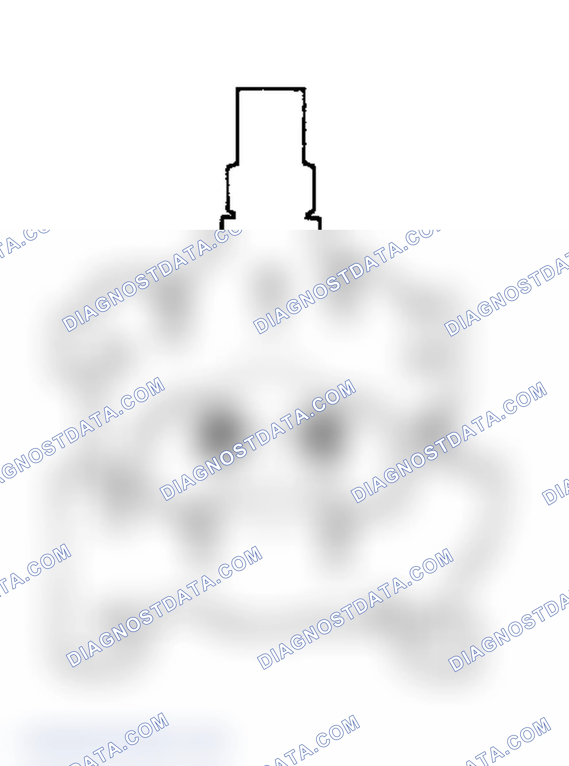 Scheme 66: Air Horn Screw Tightening Sequence Screws 1 and 2 are countersunk next to venturi.