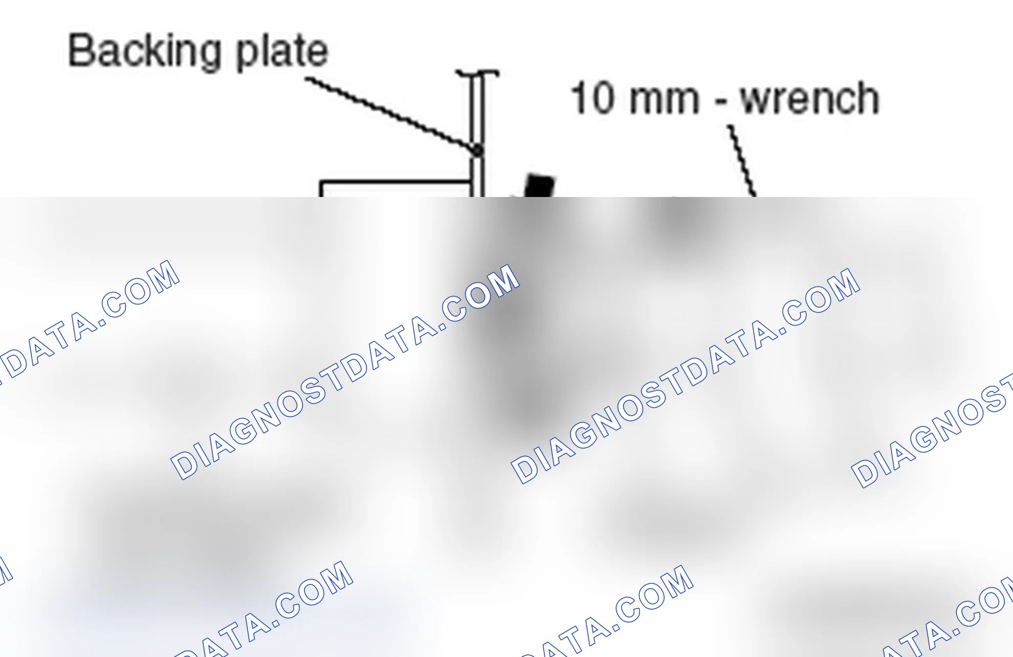 Scheme 79: << A >> PARKING BRAKE REAR CABLE REMOVAL