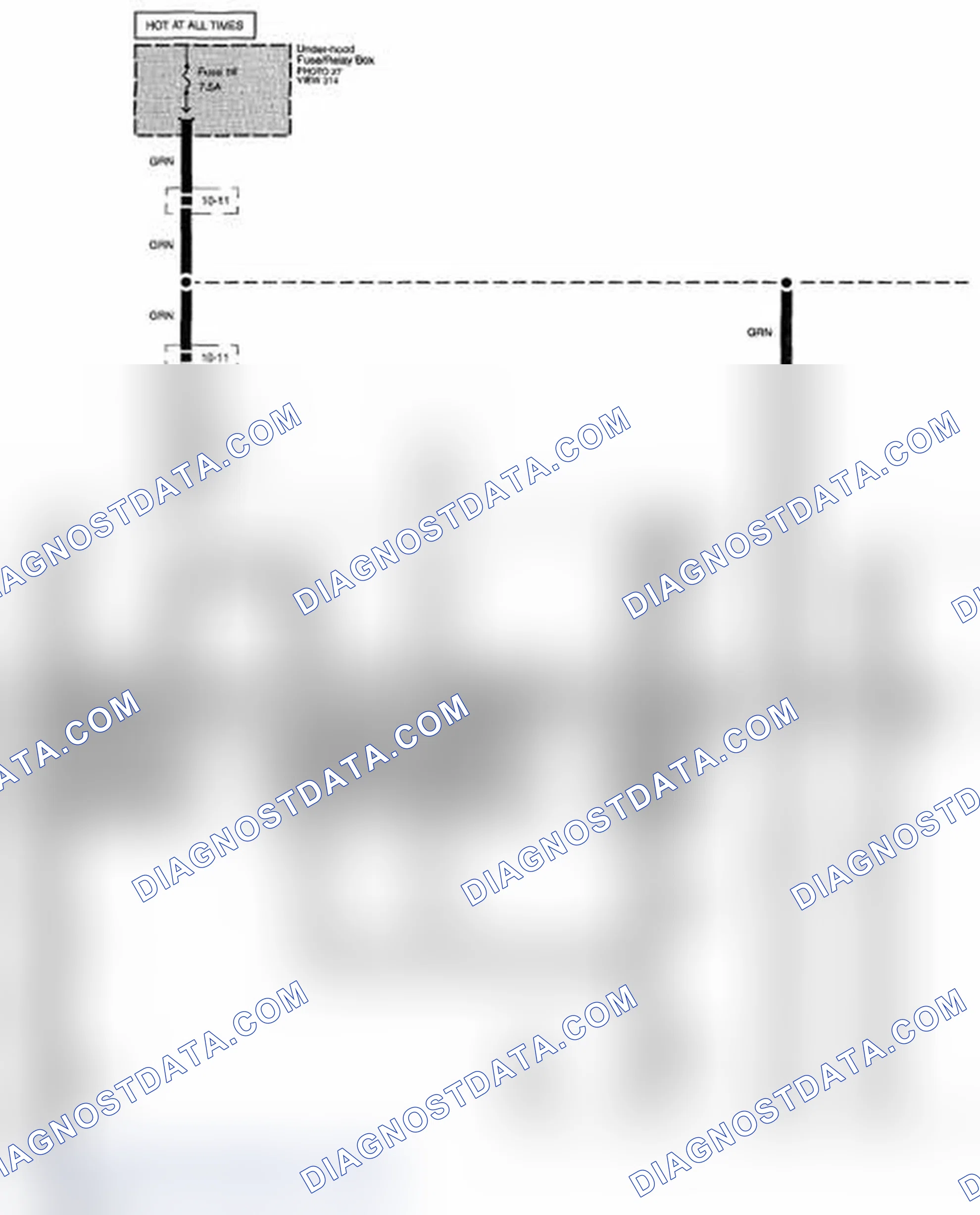 Scheme 242: Ambient Light, Ceiling Light, Footwell Lights, Front Individual Map Lights, And Ignition Key Light Circuit Diagram (Page 114)
