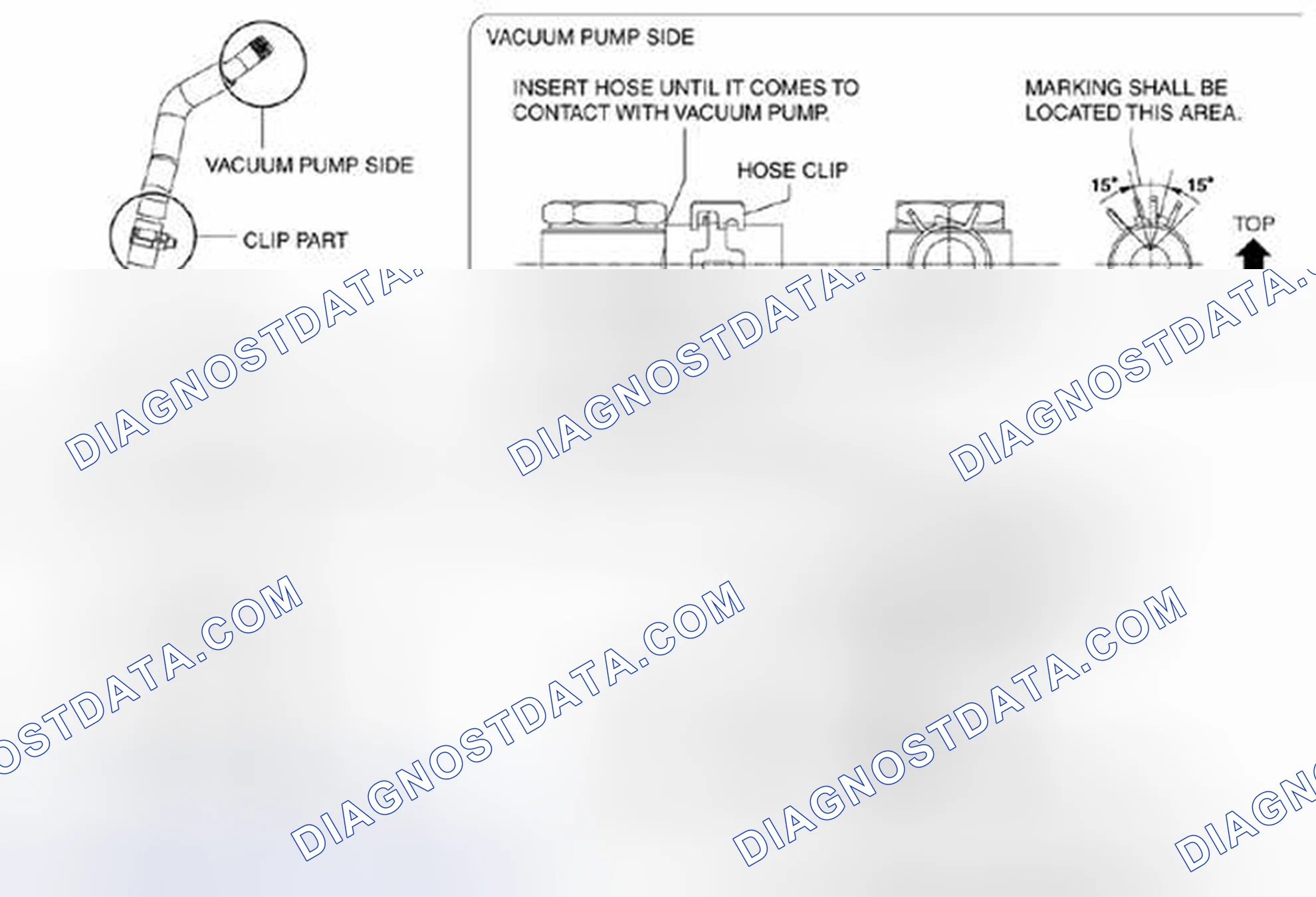 Scheme 466: Vacuum Hose Installation Note