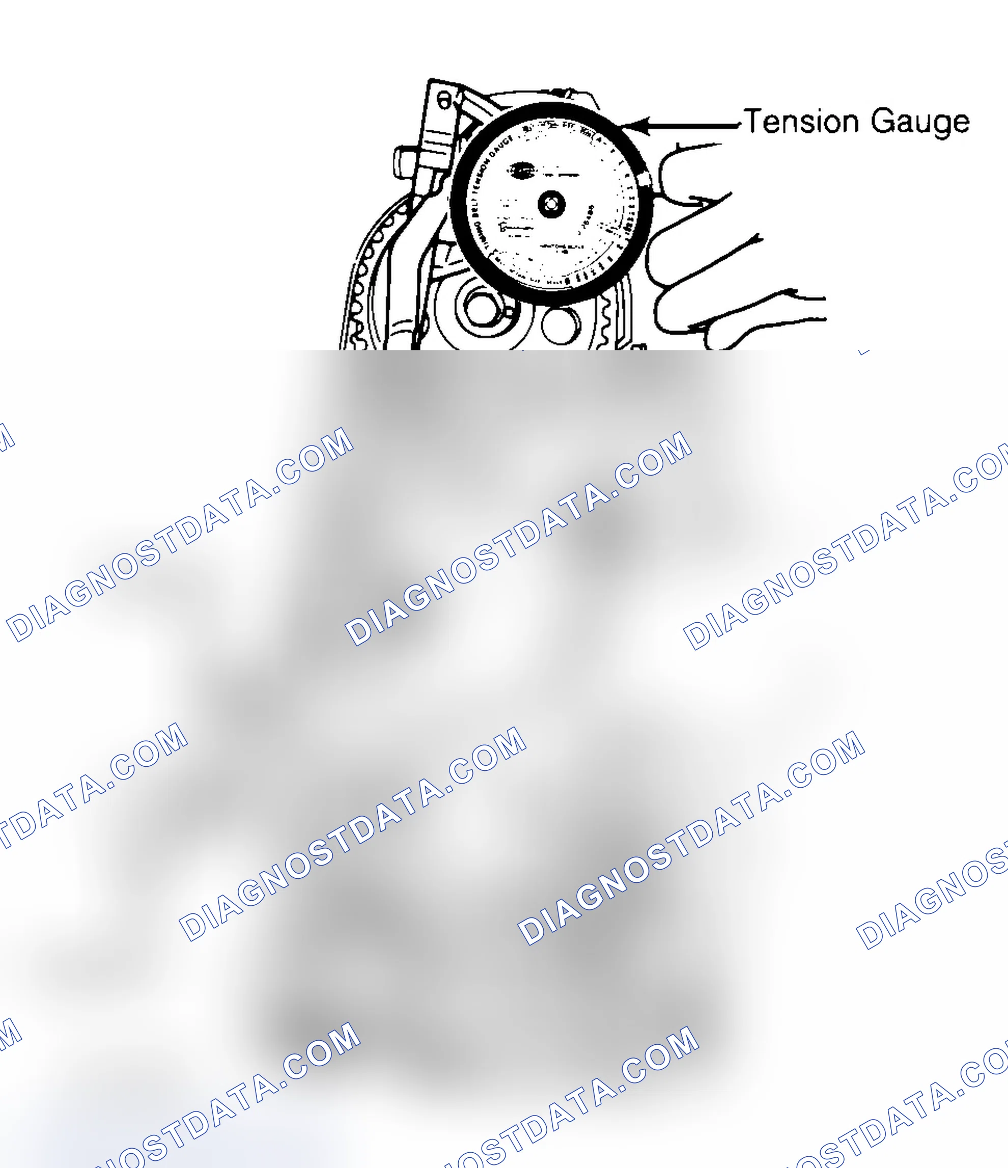 Scheme 28: Adjusting Typical Timing Belt Tension